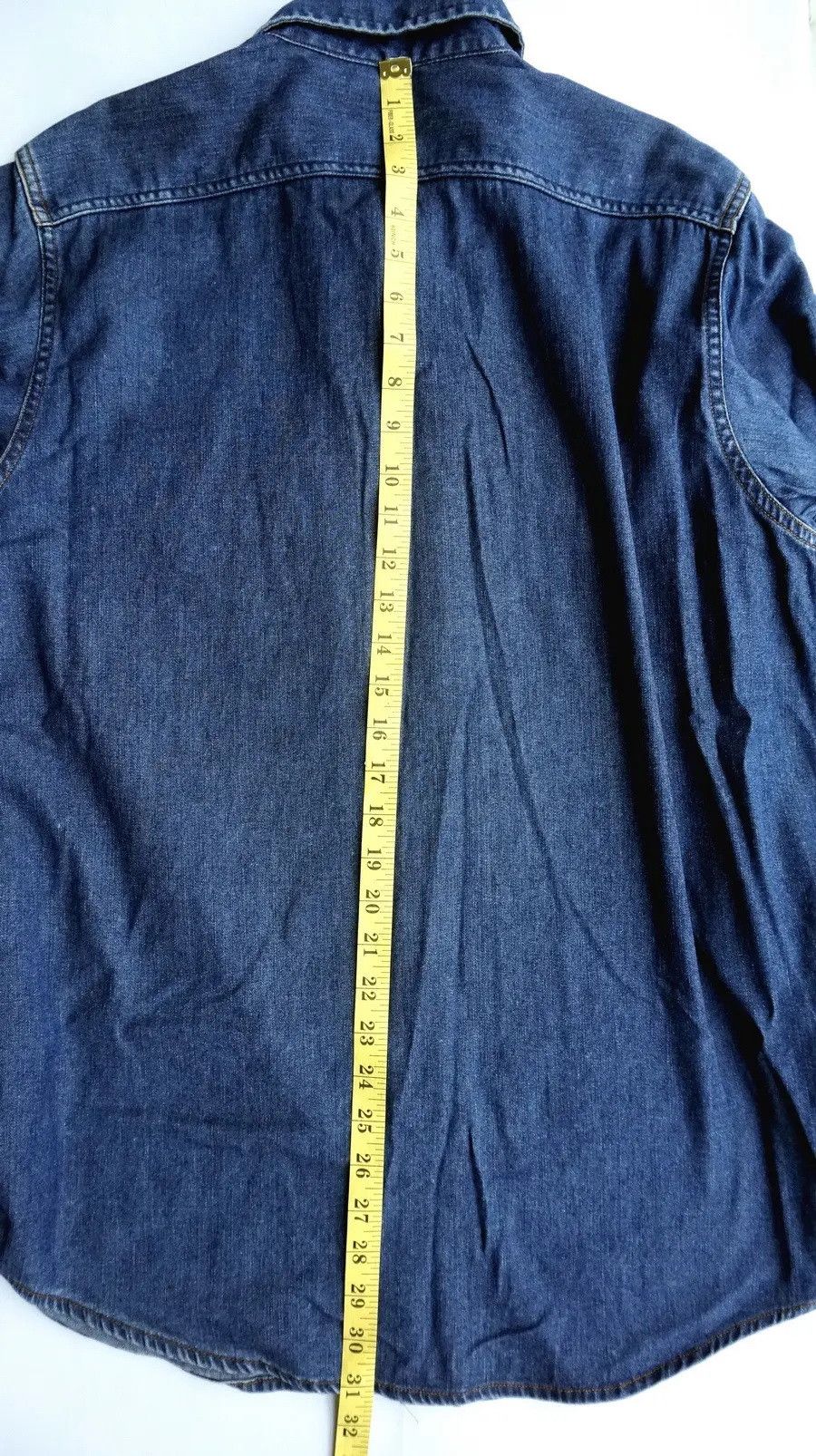 Edwin 🔥Vintage EDWIN 503 Orange Tab Long Sleeve Denim Shirt Size US L / EU 52-54 / 3 - 16 Thumbnail
