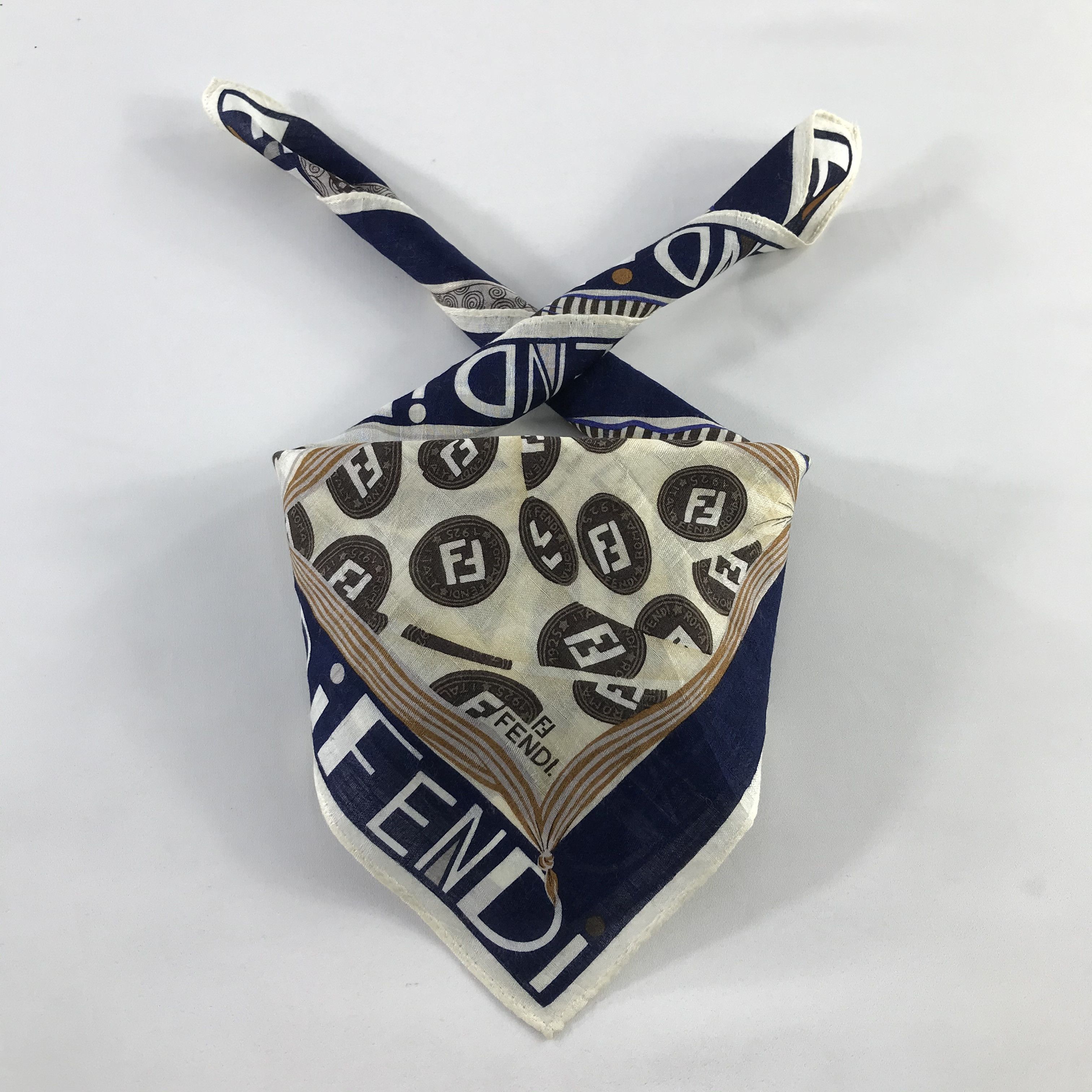 Vintage Vintage Fendi Bandana / Handkerchief / Neckerchief - S734 Size ONE SIZE - 3 Thumbnail