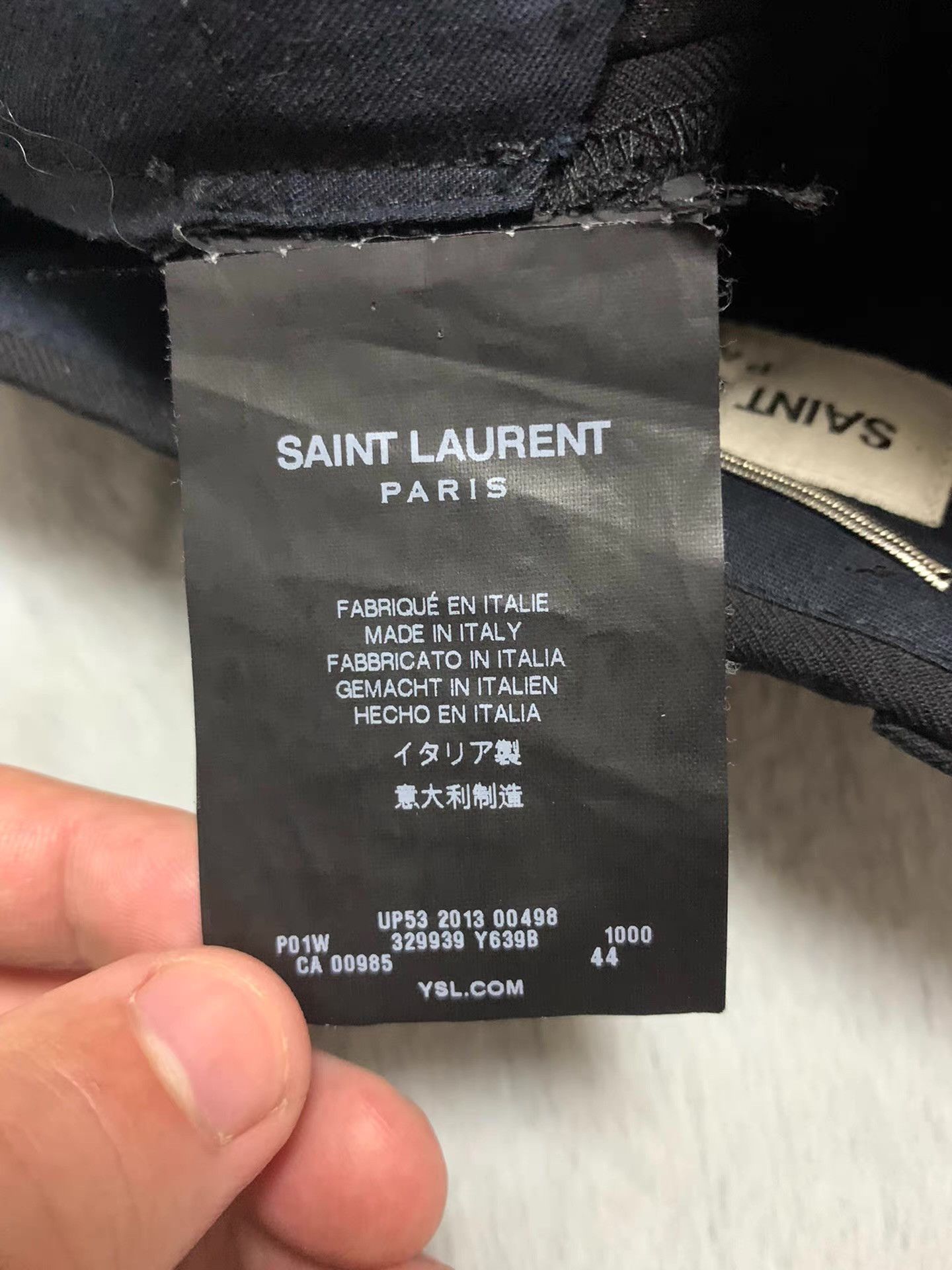 Saint Laurent Paris Saint Laurent SLP 13FW Q12 Size US 32 / EU 48 - 6 Thumbnail