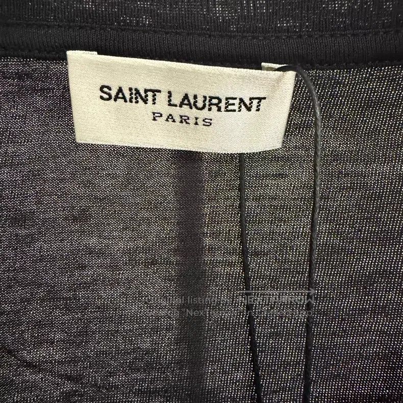 Saint Laurent Paris Saint Laurent Paris Black Dàyì Ink-Splashed Short-Sleeve S Size US S / EU 44-46 / 1 - 2 Thumbnail