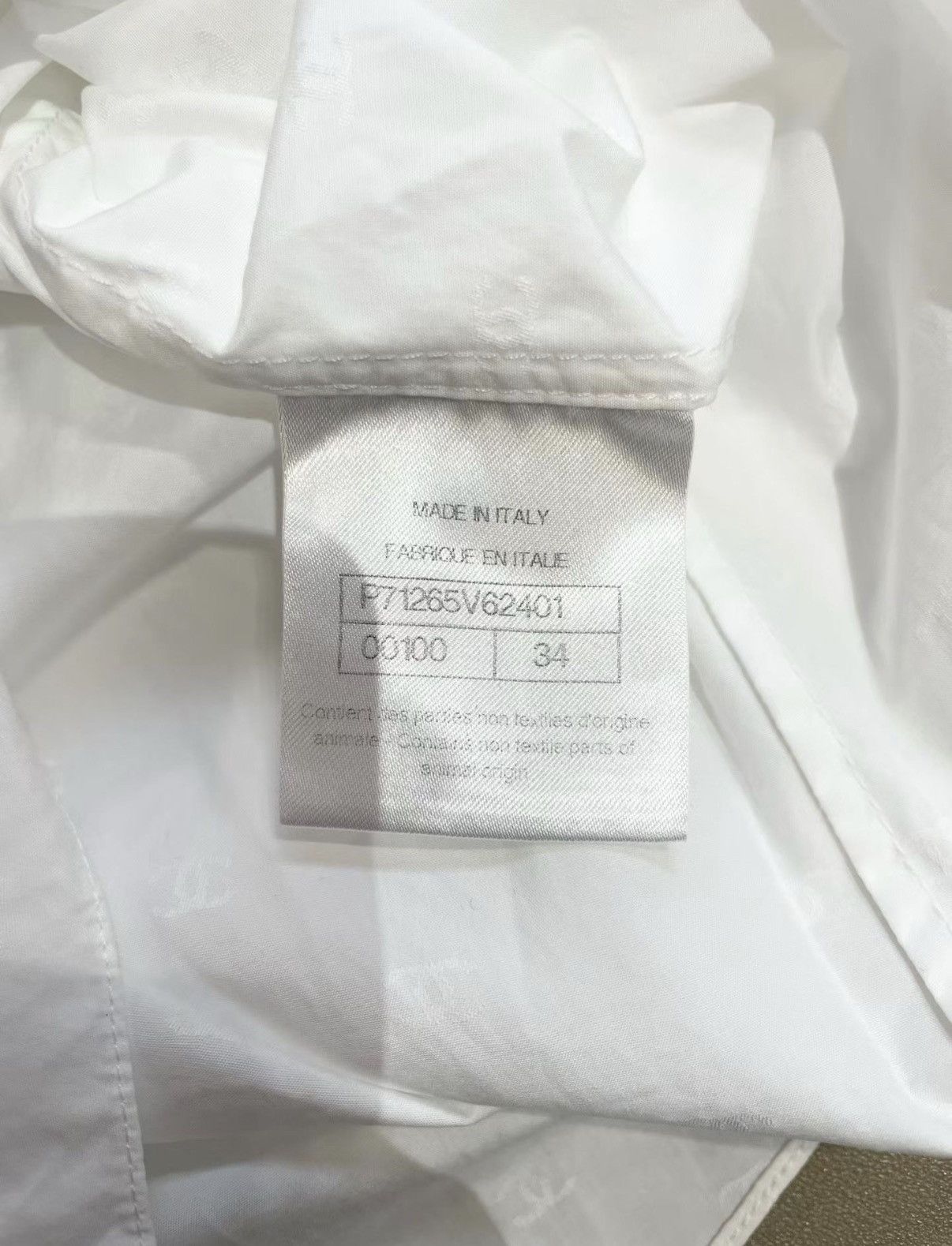 Chanel Chanel 21B Classic White Puff Sleeve Shirt J33 Size XXS / US 00 / IT 34 - 7 Thumbnail