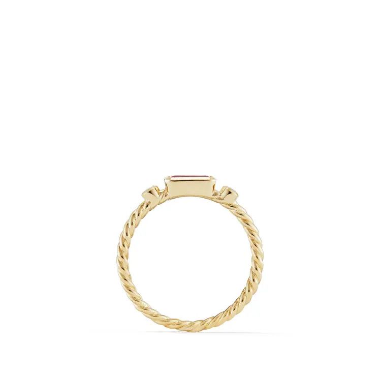 David Yurman o1s1wg111025 R13715D/Size 7/Collectible Stack Ring in Golden Size ONE SIZE - 3 Thumbnail
