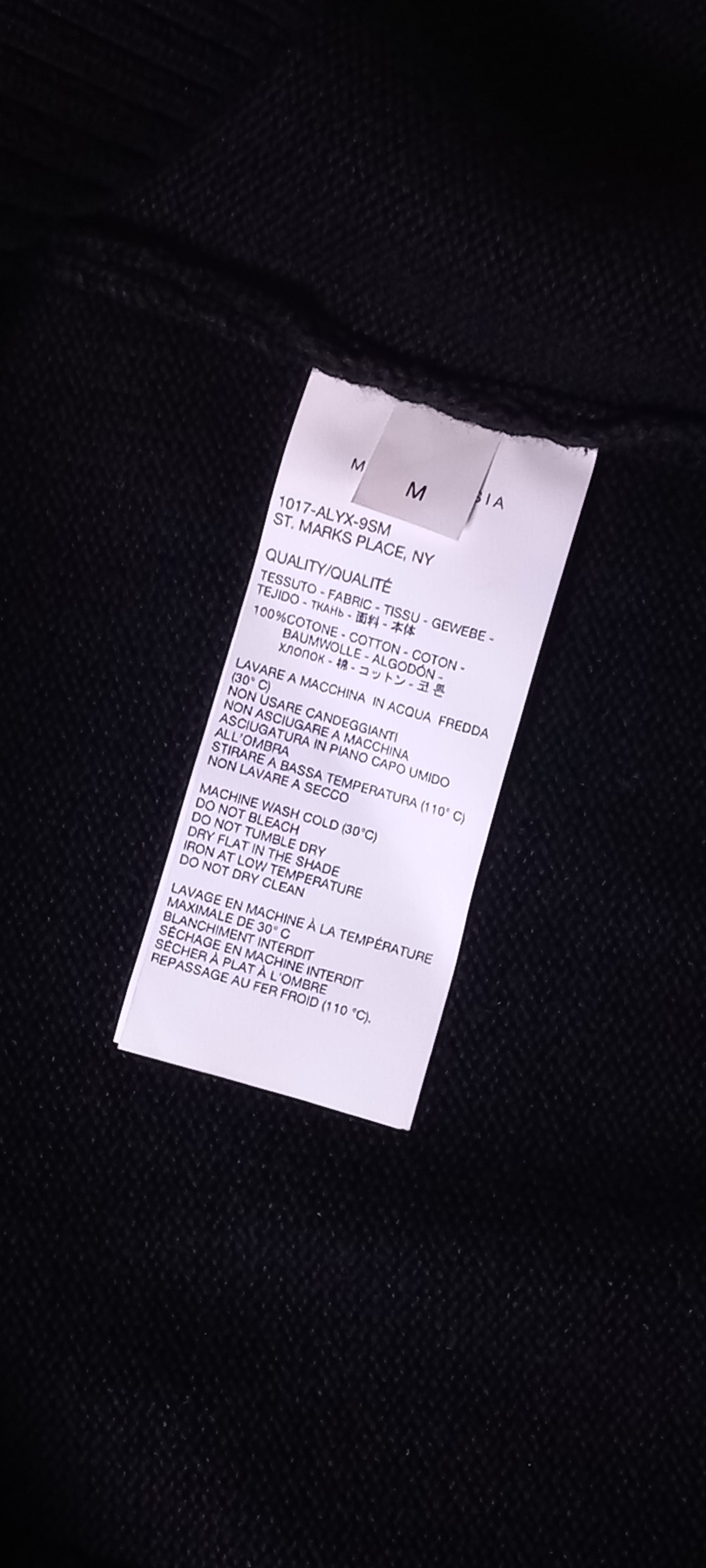 1017 ALYX 9SM 1017 ALYX 9SM Black Crewneck Sweater Size US M / EU 48-50 / 2 - 6 Thumbnail