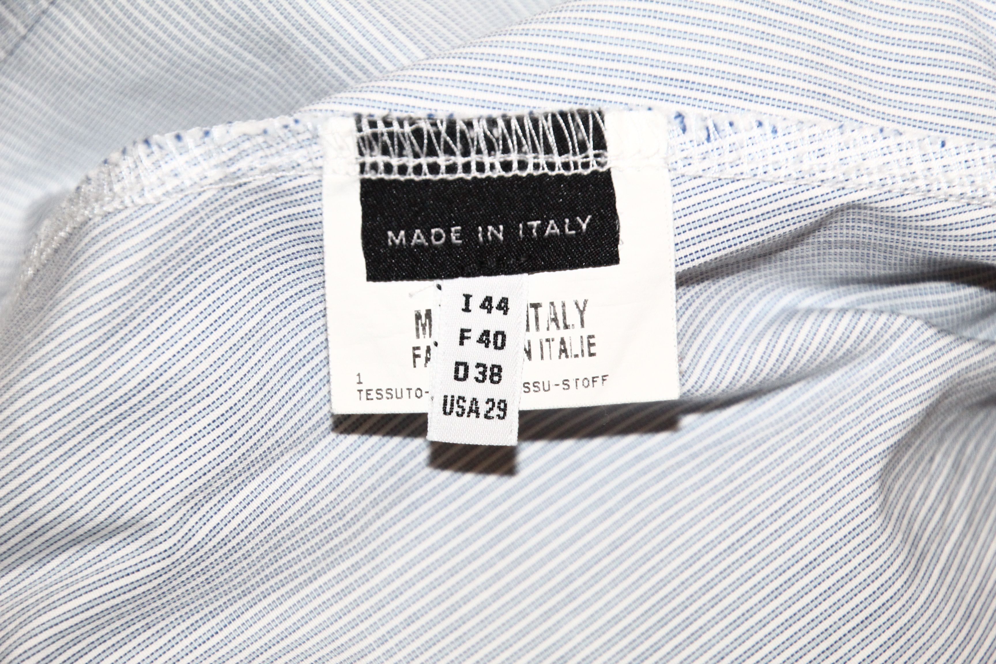 Marithe + Francois Girbaud Le Jean de Marithe Francois Girbaud Signatured Hickory Shirt Size M / US 6-8 / IT 42-44 - 8 Thumbnail