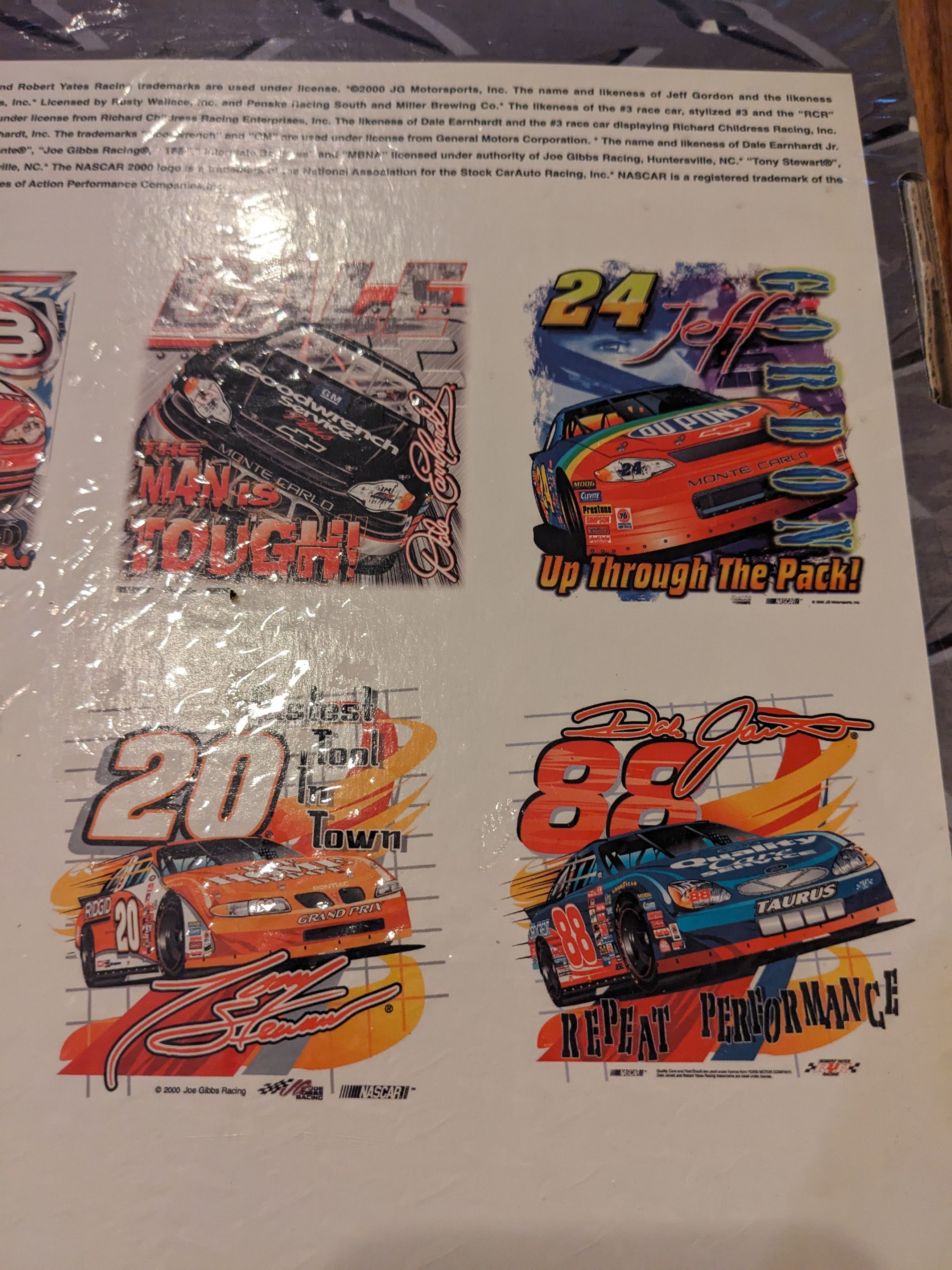 NASCAR × Vintage Vintage 90s Nascar Dale Earnhardt The Man is Tough T-Shirt Size US XL / EU 56 / 4 - 3 Thumbnail