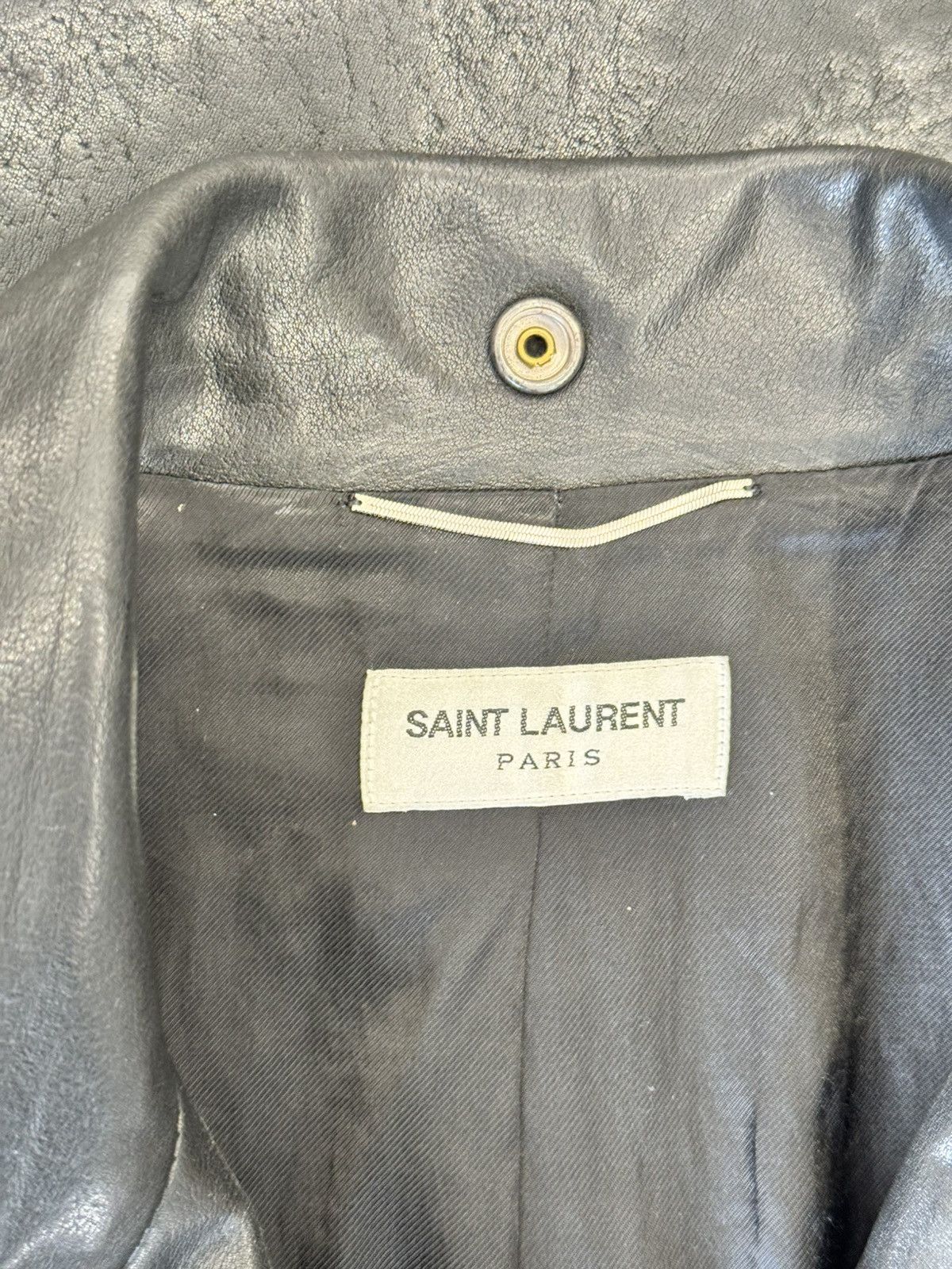 Saint Laurent Paris Saint Laurent Paris 15SS Leather Jacket Size US M / EU 48-50 / 2 - 4 Thumbnail