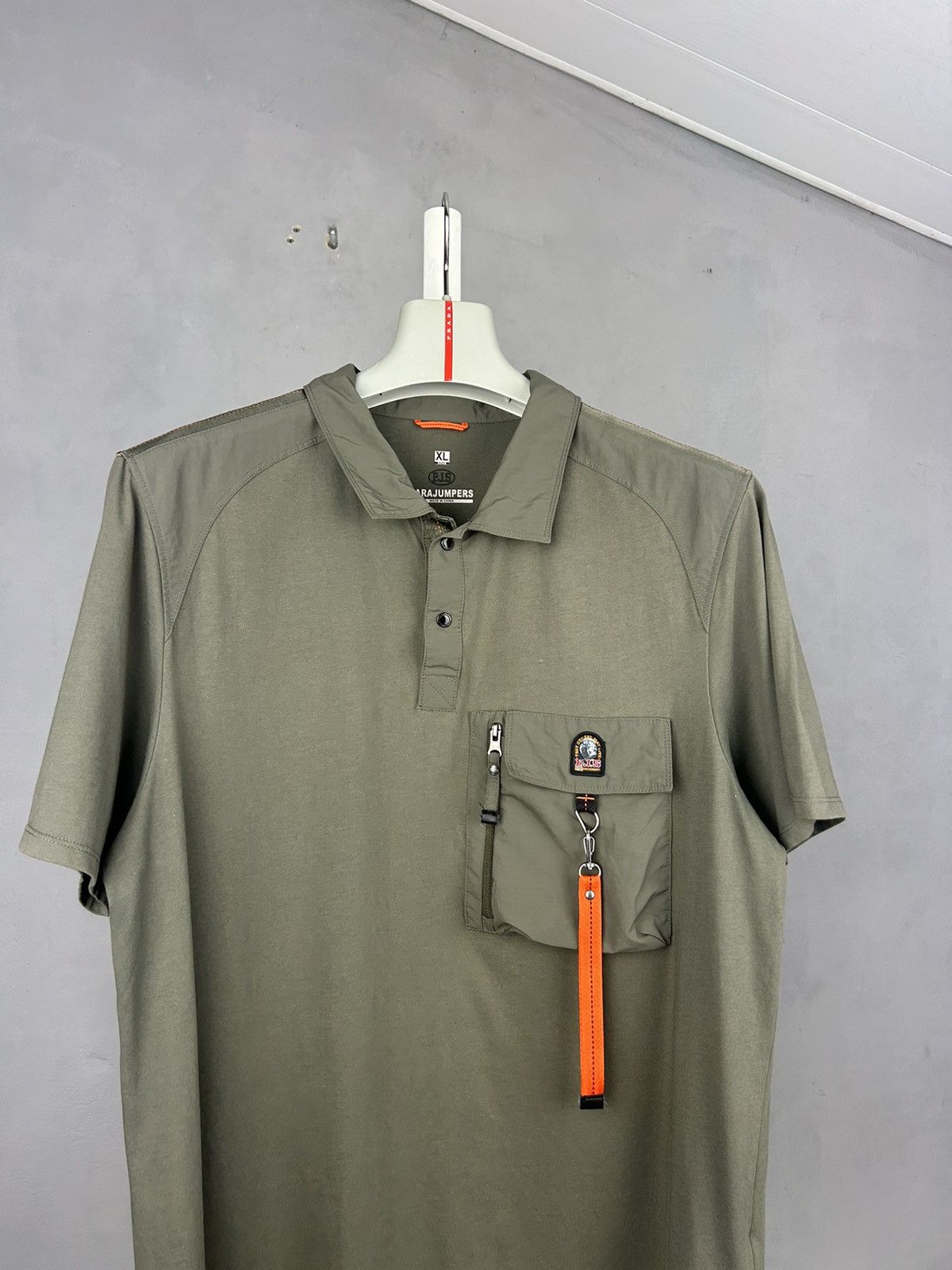 Parajumpers Parajumpers PJS Polo Shirt Green Utility Pocket Size XL Size US XL / EU 56 / 4 - 2 Thumbnail