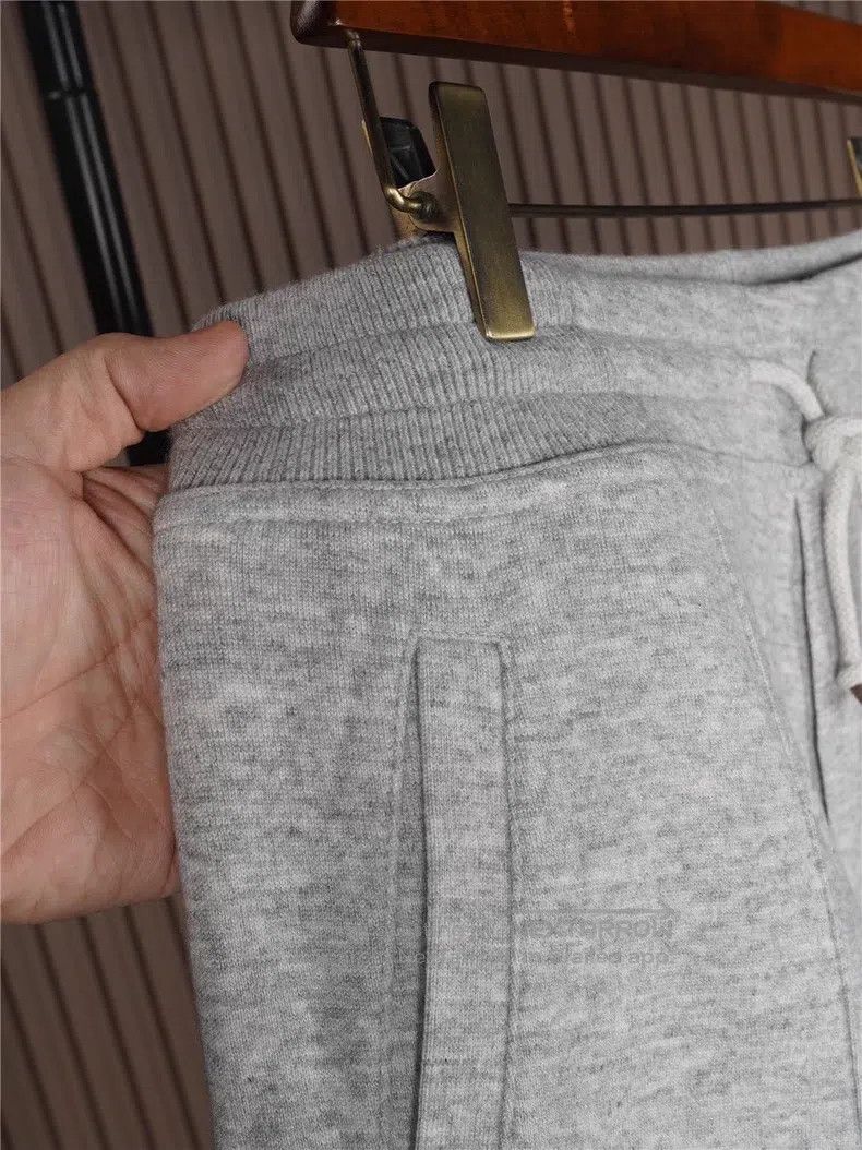 Brunello Cucinelli Brunello Cucinelli Cashmere Drawstring Sport Pants Size US 29 - 6 Thumbnail