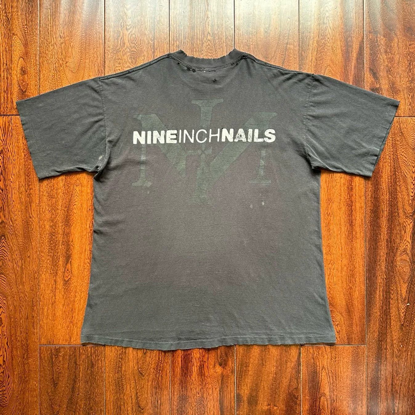 Vintage Vintage Nine Inch Nails 90s Tee Size US M / EU 48-50 / 2 - 1 Thumbnail