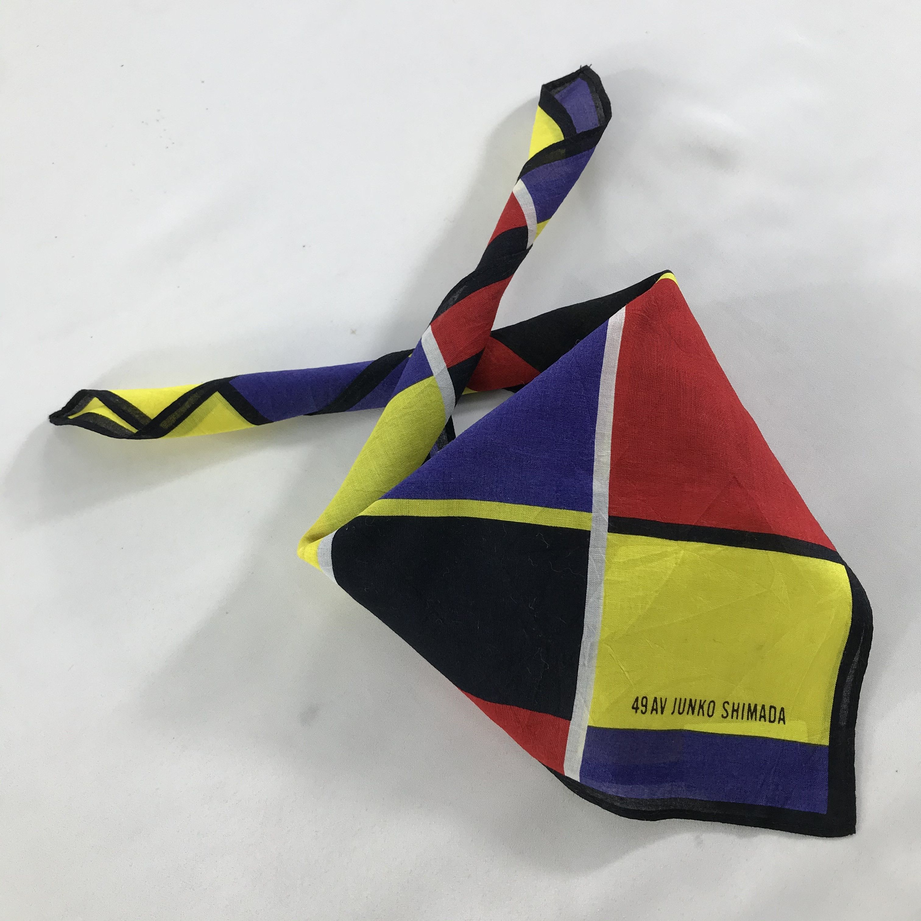 Junko Shimada × Vintage Junko Shimada Bandana / Handkerchief / Neckerchief - S1285 Size ONE SIZE - 4 Thumbnail