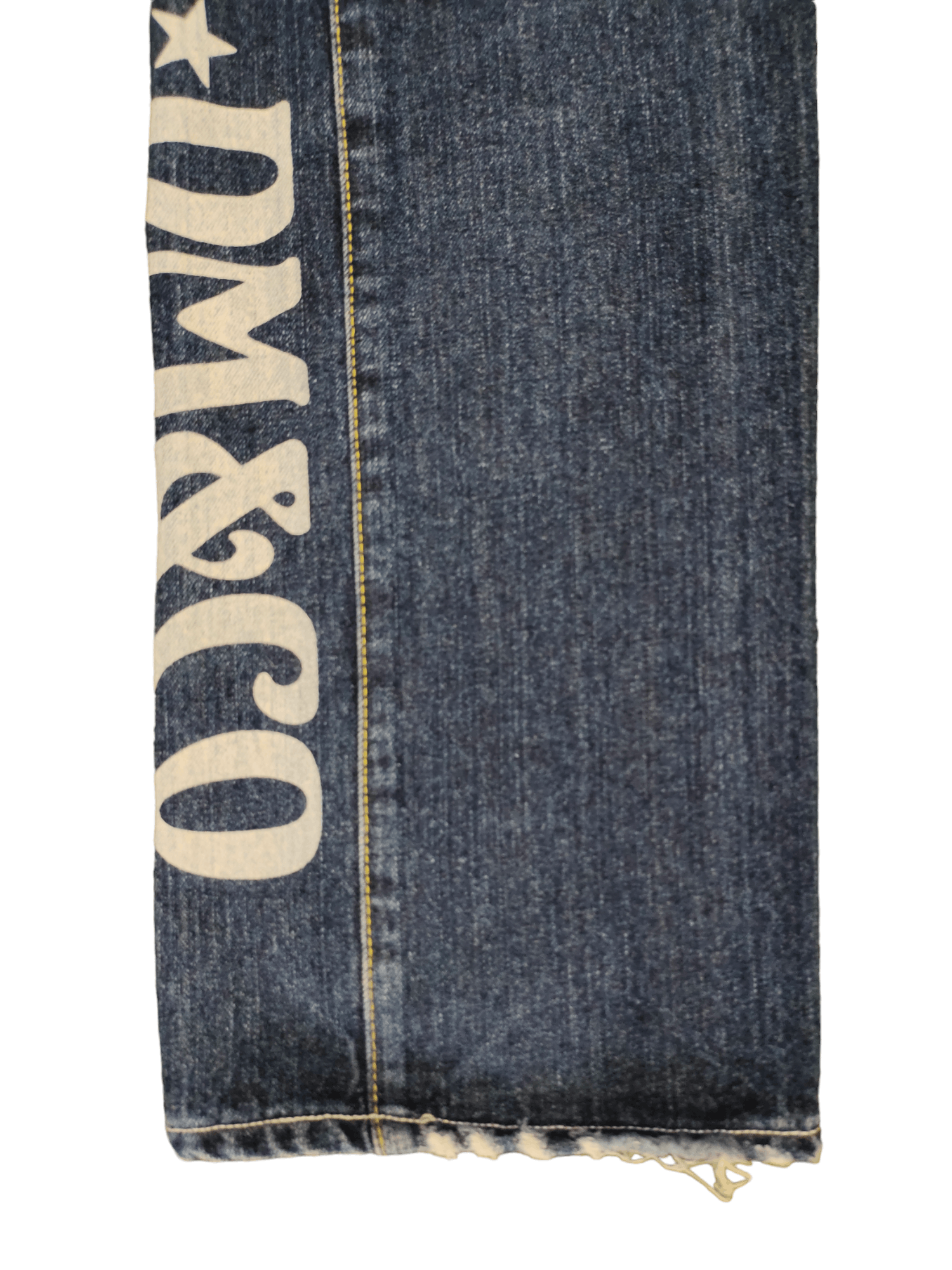Comme des Garcons × Undercover Loose Jeans Cocolulu Spell Out Wide Leg Denim Y2k Jnco Size US 31 - 14 Thumbnail