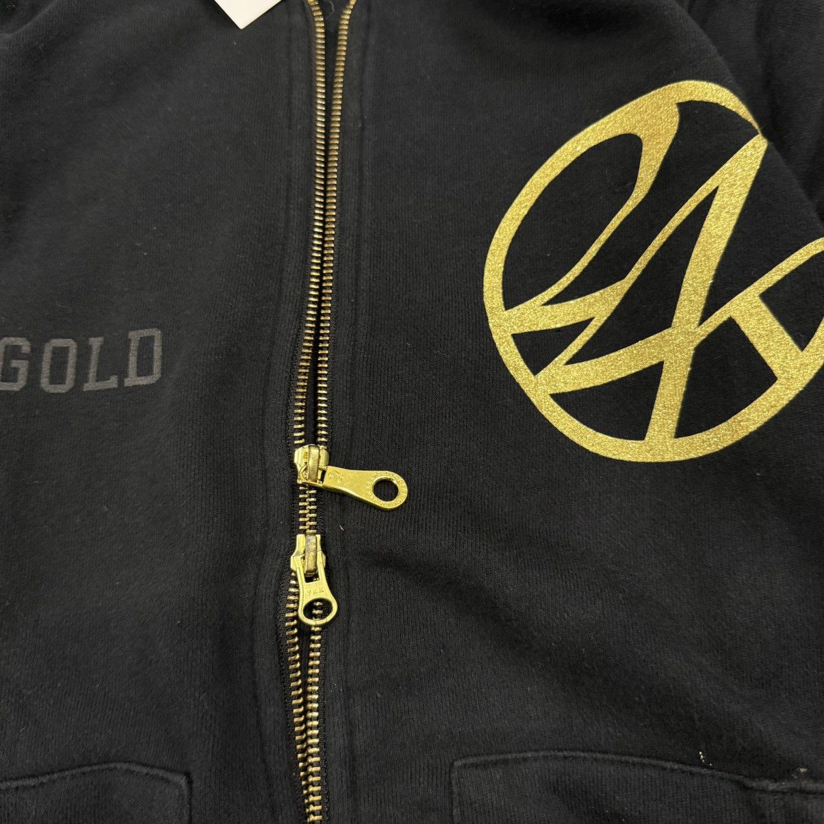 Japanese Brand 24 karats stay gold fullzip hooded black Size US L / EU 52-54 / 3 - 6 Thumbnail