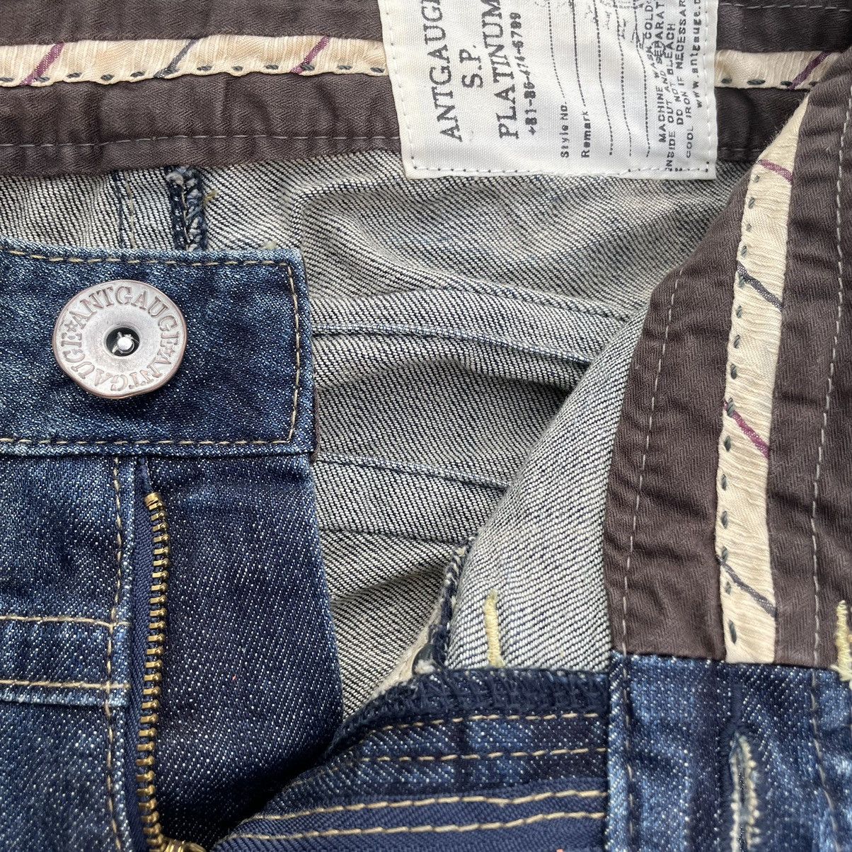 Beauty Beast × Hysteric Glamour × Japanese Brand 🇯🇵 ANTGAUGE SP PLATINUM SKINNY DENIM PANTS Size 28" / US 6 / IT 42 - 8 Thumbnail