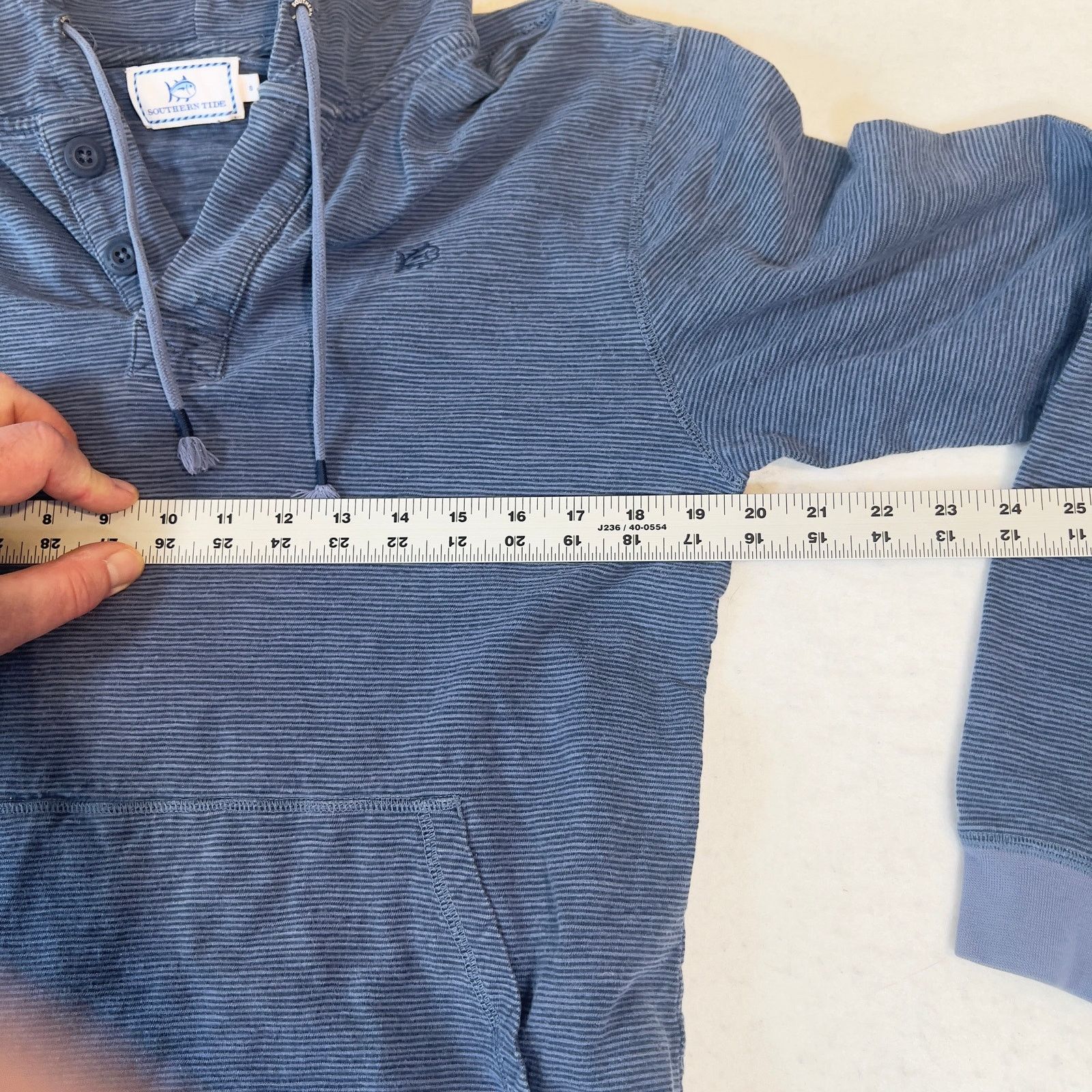 Southern Tide Southern Tide Hoodie Sweatshirt S Drawstring Hood Henley Size US S / EU 44-46 / 1 - 11 Thumbnail