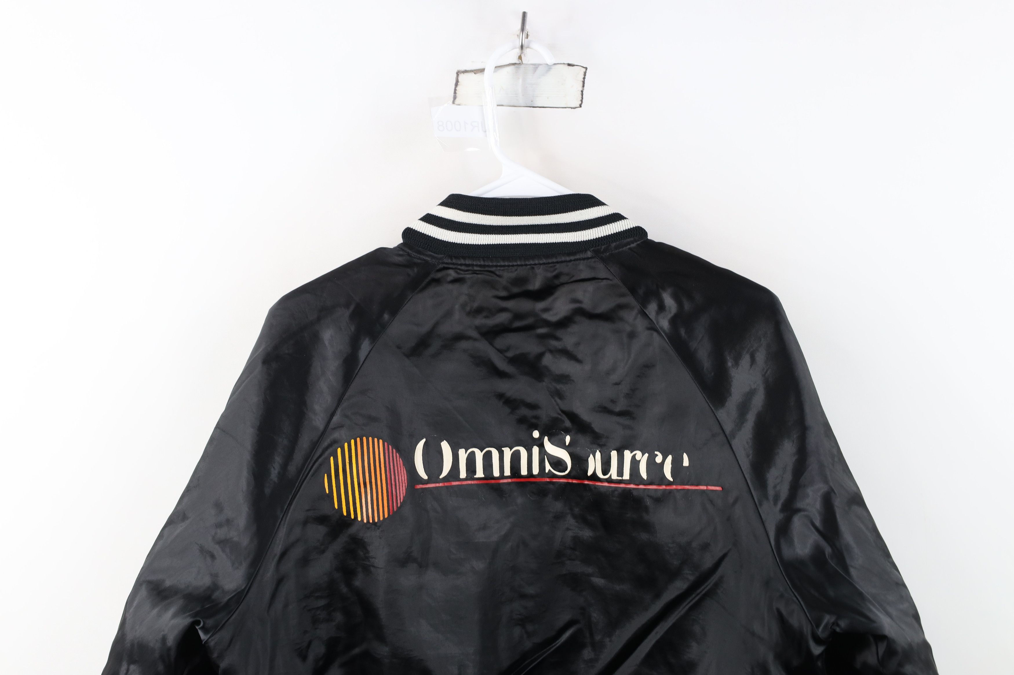 Vintage Vintage 80s 90s Omni Source Quilted Satin Bomber Jacket USA Size US M / EU 48-50 / 2 - 17 Thumbnail