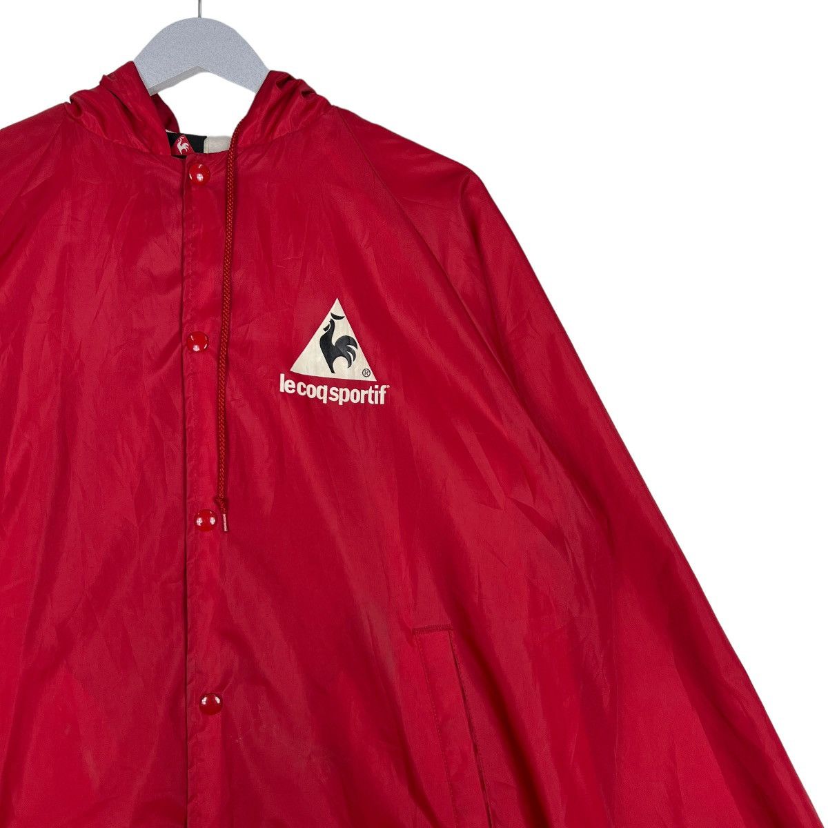 Le Coq Sportif 🔥 80s VINTAGE LE COQ SPORTIF BIG LOGO COACH JACKET MADE USA Size US L / EU 52-54 / 3 - 7 Thumbnail