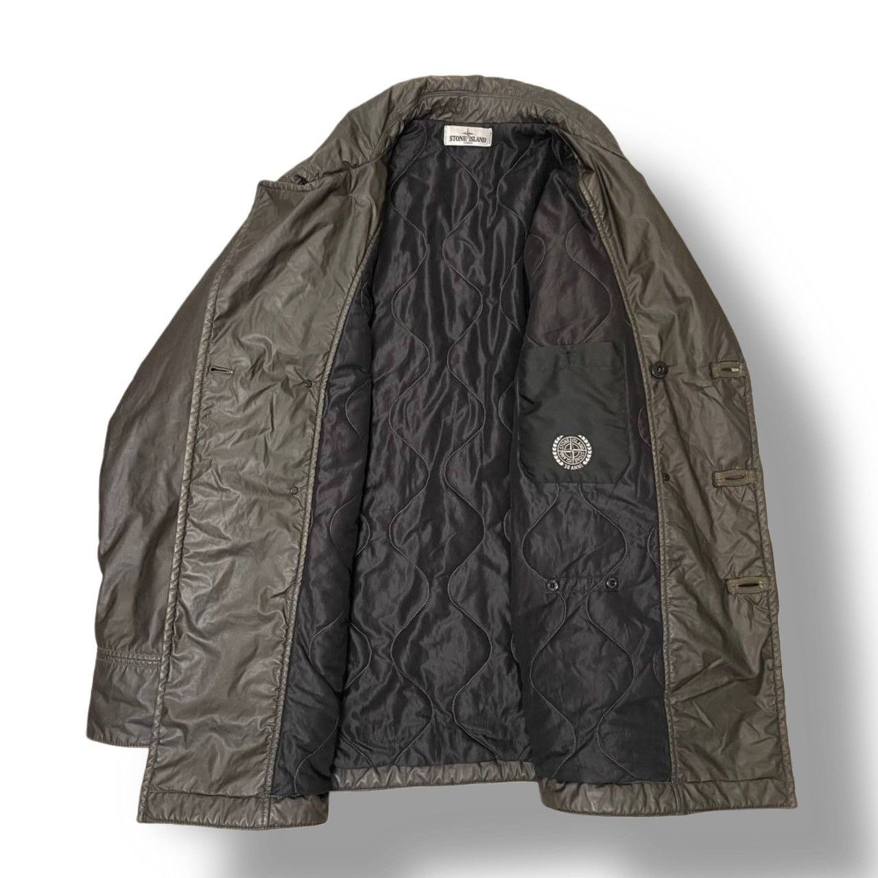 Stone Island Stone Island aw12 Mussola Gommata 30ANNI coat Size US XXL / EU 58 / 5 - 3 Thumbnail