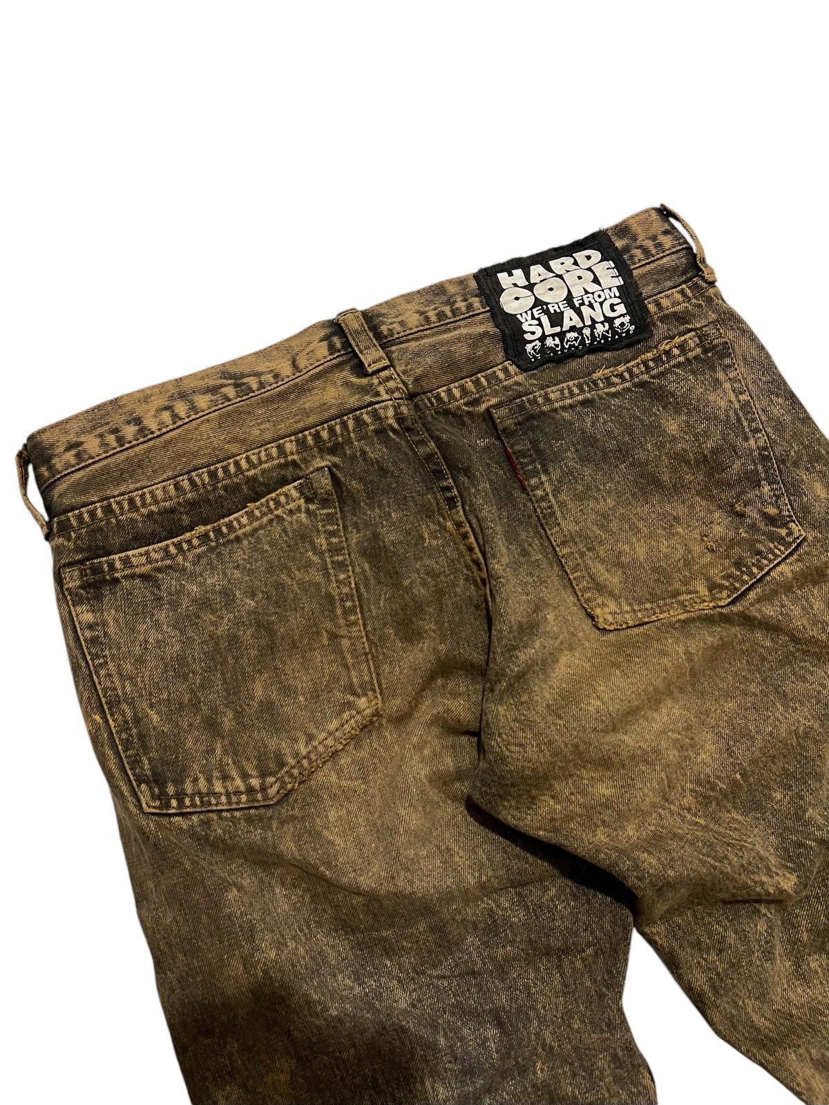 If Six Was Nine × Japanese Brand × Le Grande Bleu (L.G.B.) RNA SLANG mudwash distressed denim pants Size US 33 - 7 Thumbnail