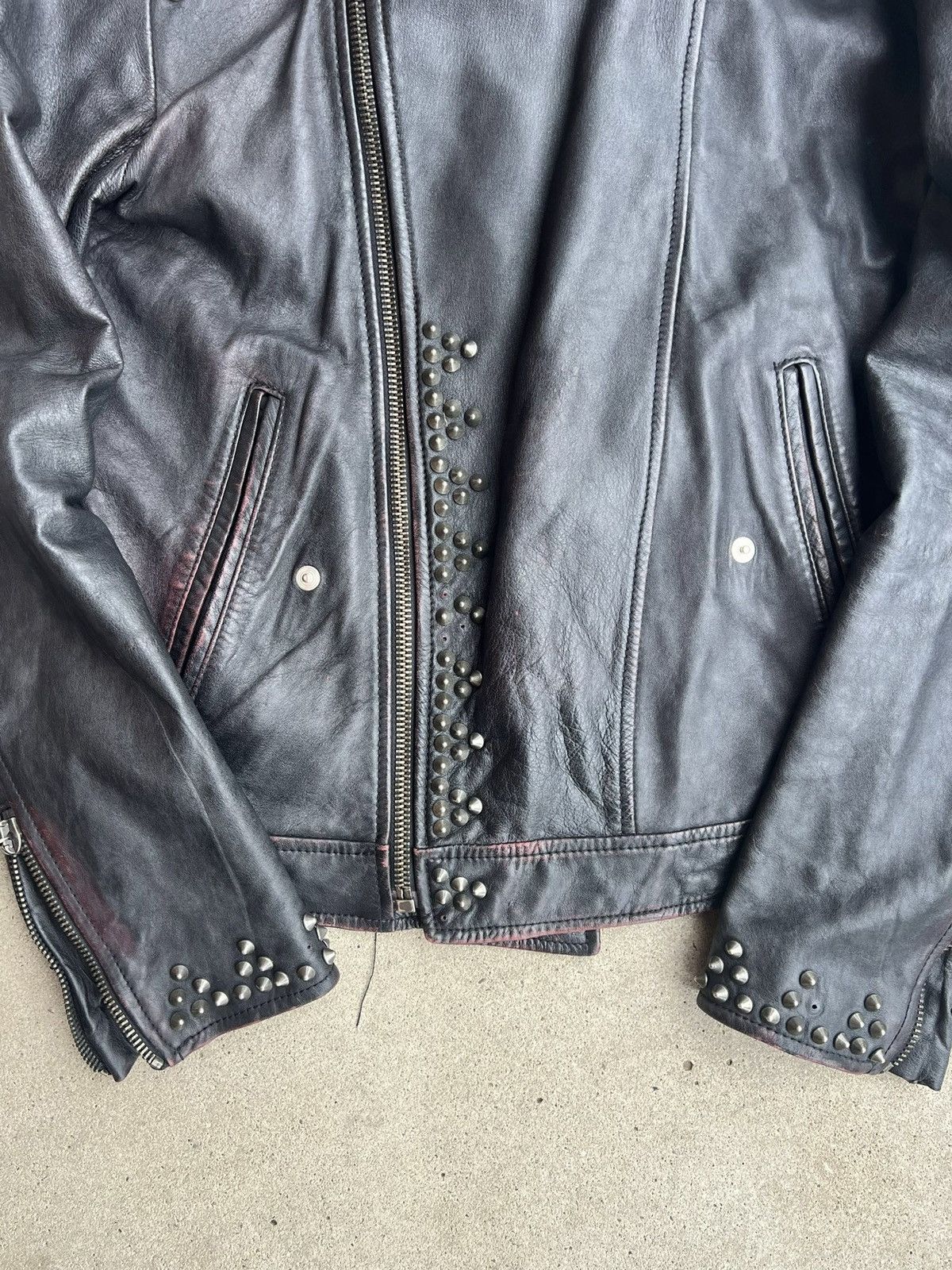 Just Cavalli × Roberto Cavalli Punk Leather Jacket Size US M / EU 48-50 / 2 - 4 Thumbnail