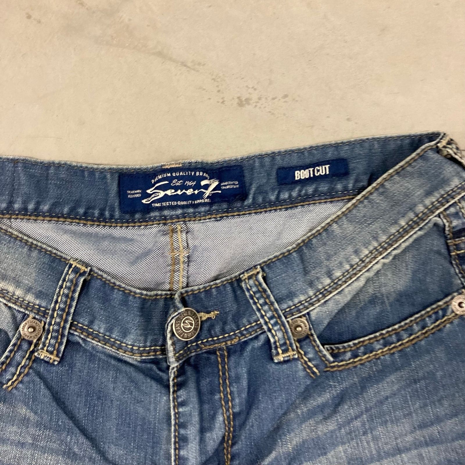 Seven 7 Y2K seven7 low rise bootcut jeans 34x32 Size US 34 / EU 50 - 4 Thumbnail