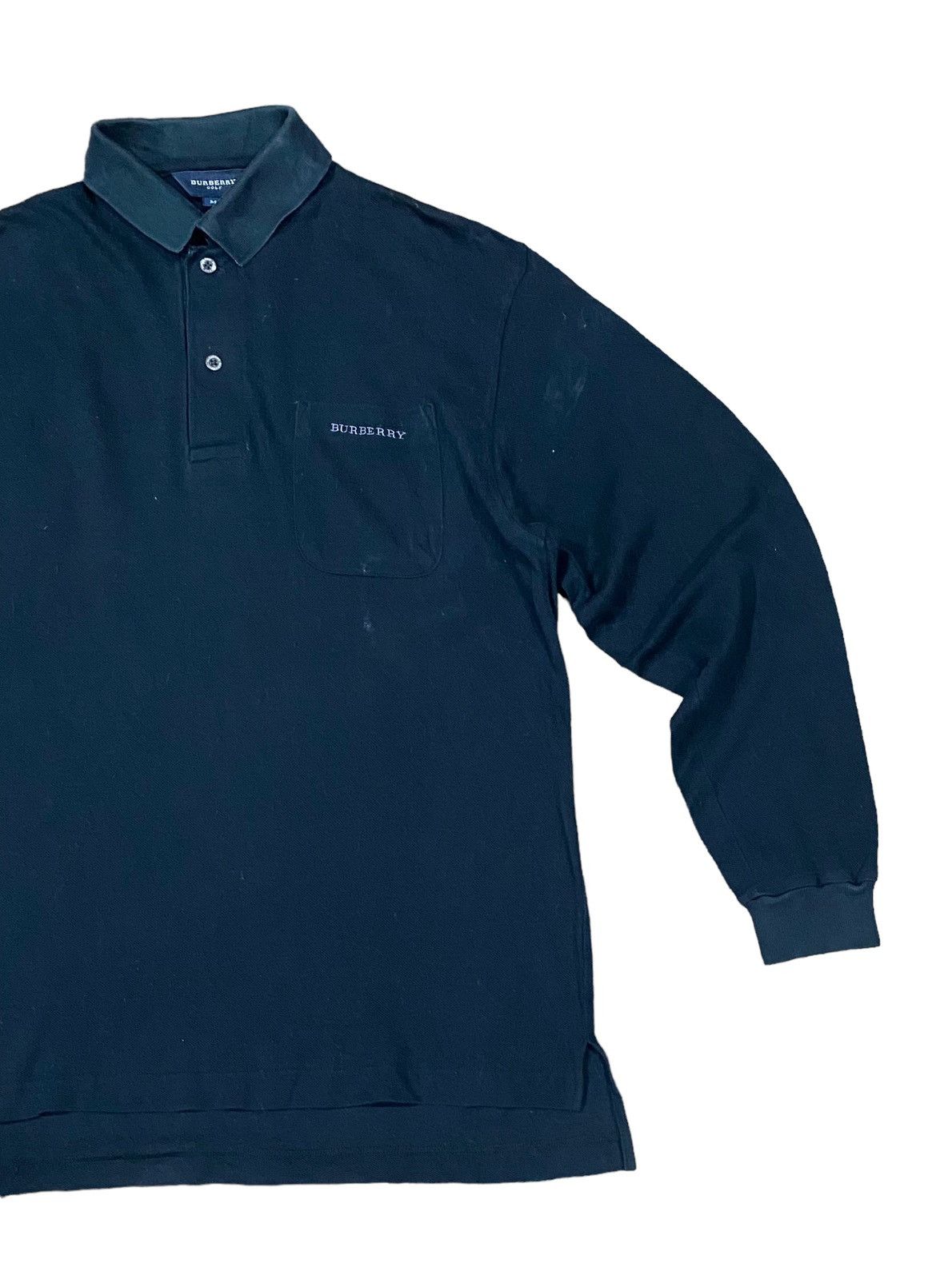 Burberry Burberry Golf Long Sleeve Polo Shirt (M) Size US M / EU 48-50 / 2 - 2 Thumbnail