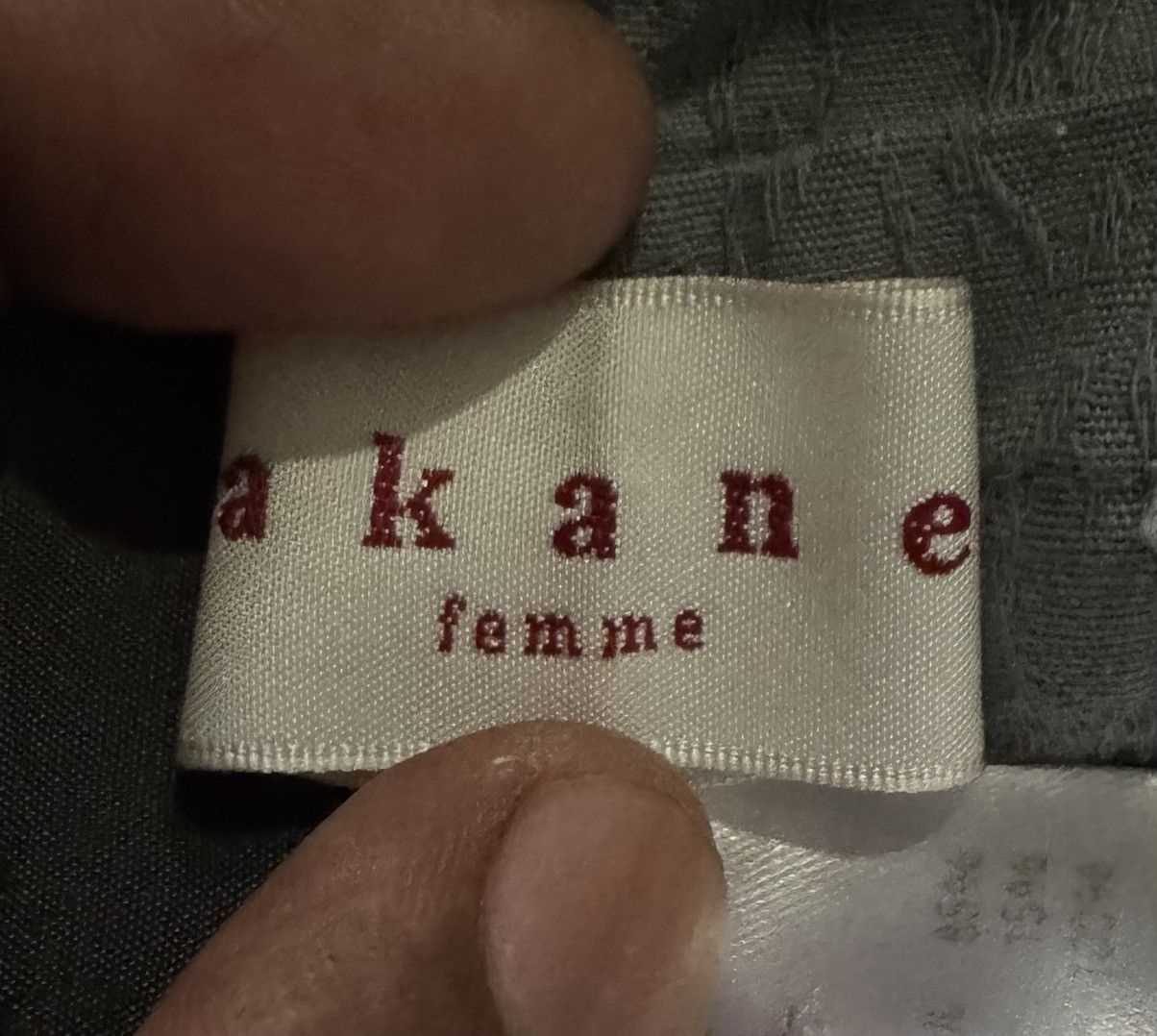Japanese Brand 🔥RARE🔥AKANE FEMME BAGGY PANTS JAPAN Size US 36 / EU 52 - 3 Thumbnail