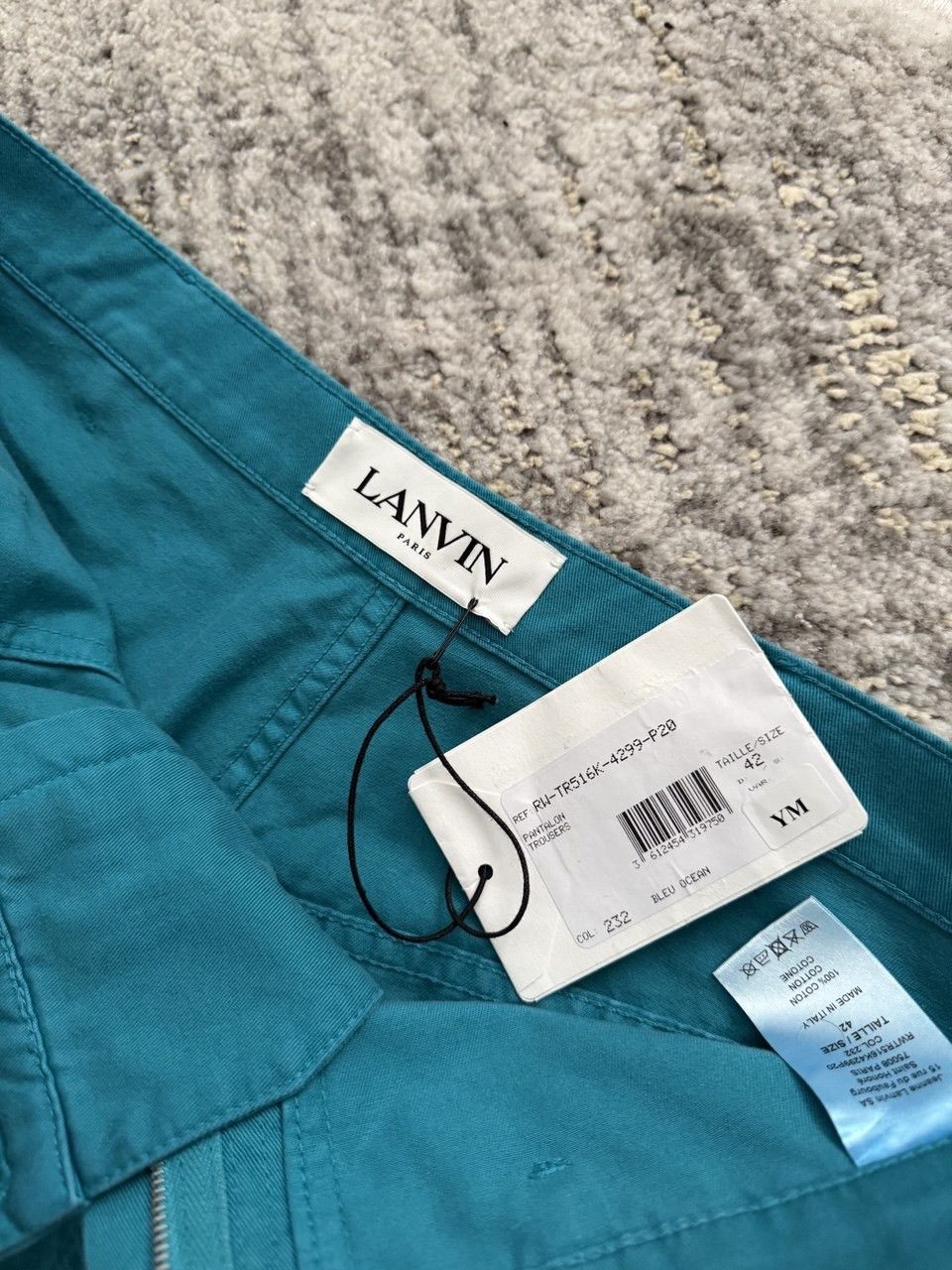 Lanvin Lanvin Double-Belted Cropped Trousers Avant Garde Archive Size 28" / US 6 / IT 42 - 2 Thumbnail
