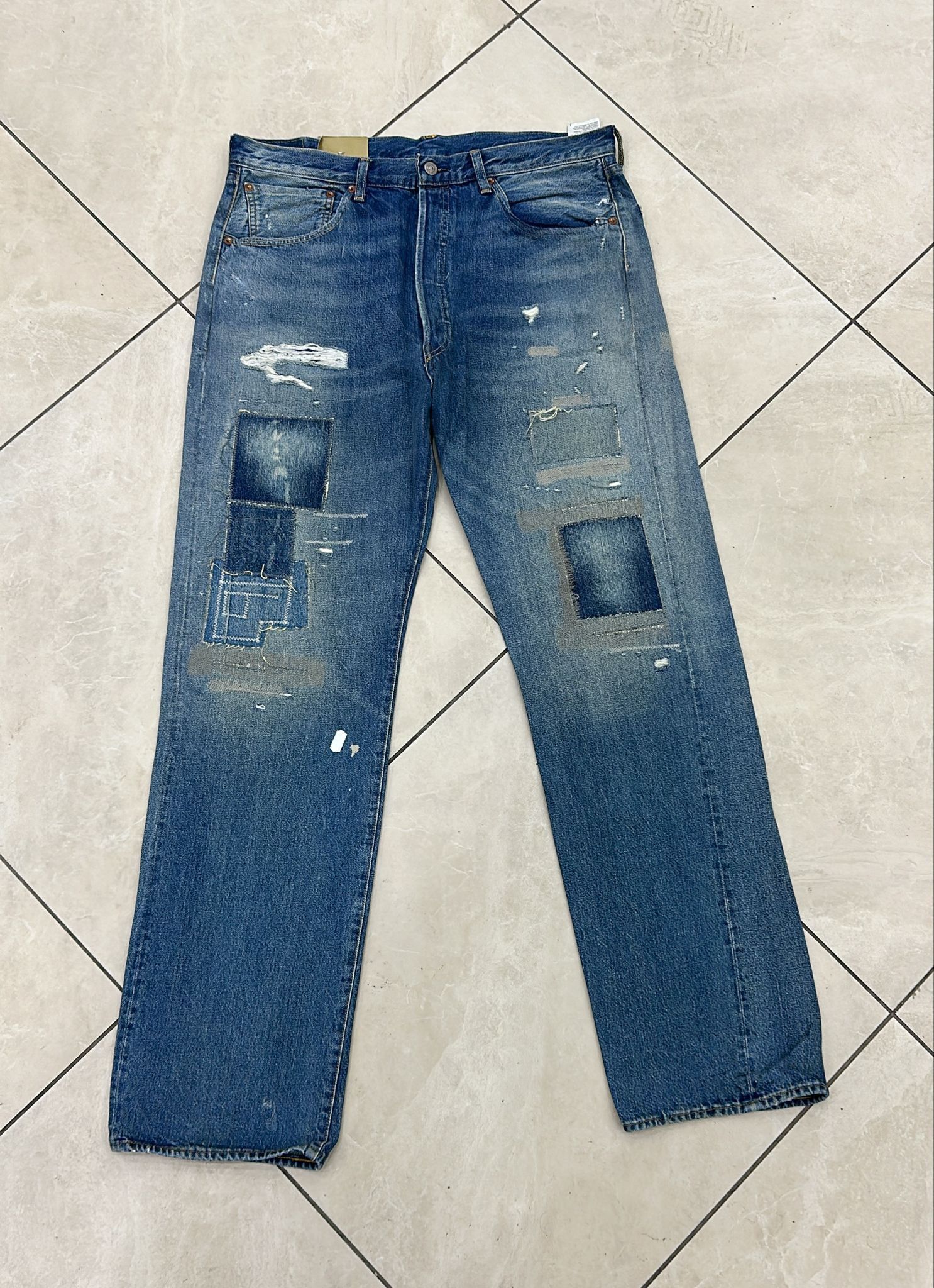 Levi's Vintage Clothing LVC Levi's Vintage Clothing 1955 501XX BigE Selvedge Jeans Size US 36 / EU 52 - 1 Thumbnail