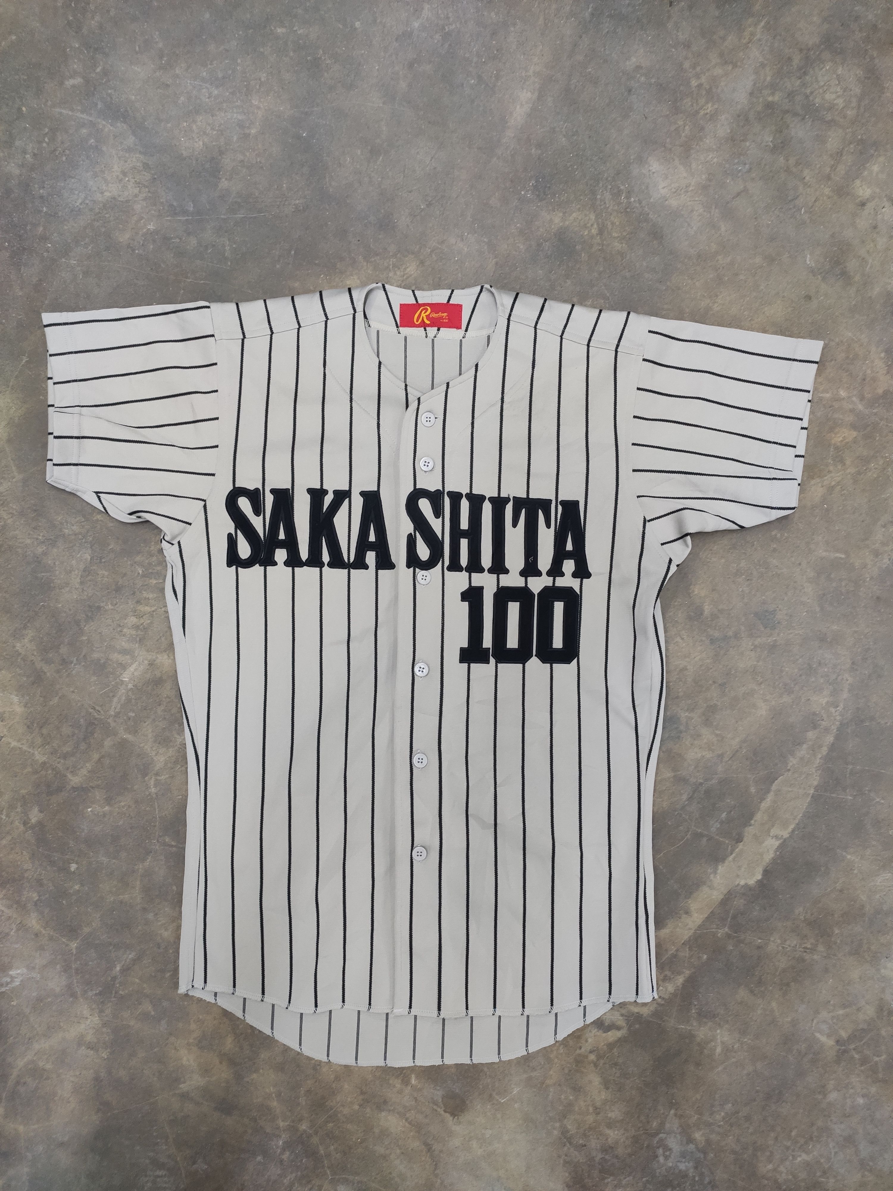 Japanese Brand 🔥 SAKASHITA Baseball Jersey MLB Japan Baseball Size US M / EU 48-50 / 2 - 2 Thumbnail