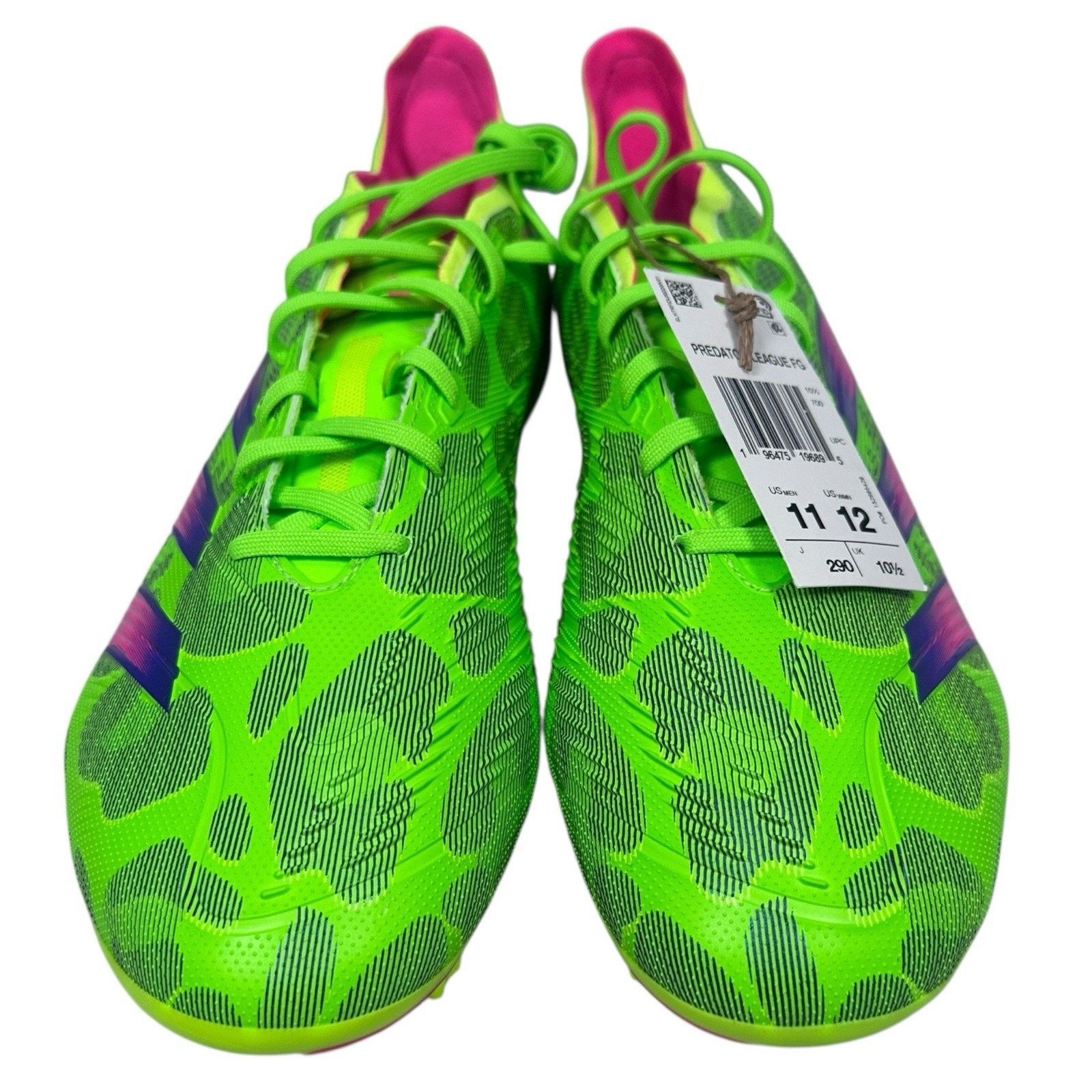 Adidas Adidas Predator League FG Gen Men's 11 Shoes Green ID0701 Size US 11 / EU 44 - 3 Thumbnail