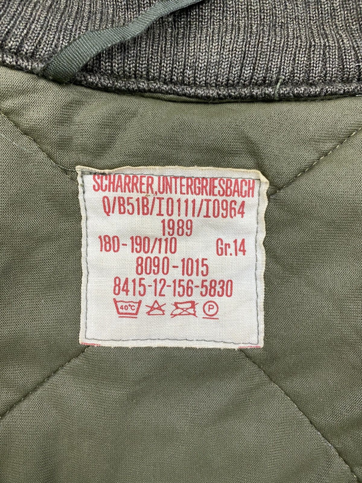 Vintage Vintage 1989 German Army Quilted Jacket Size US XL / EU 56 / 4 - 6 Thumbnail