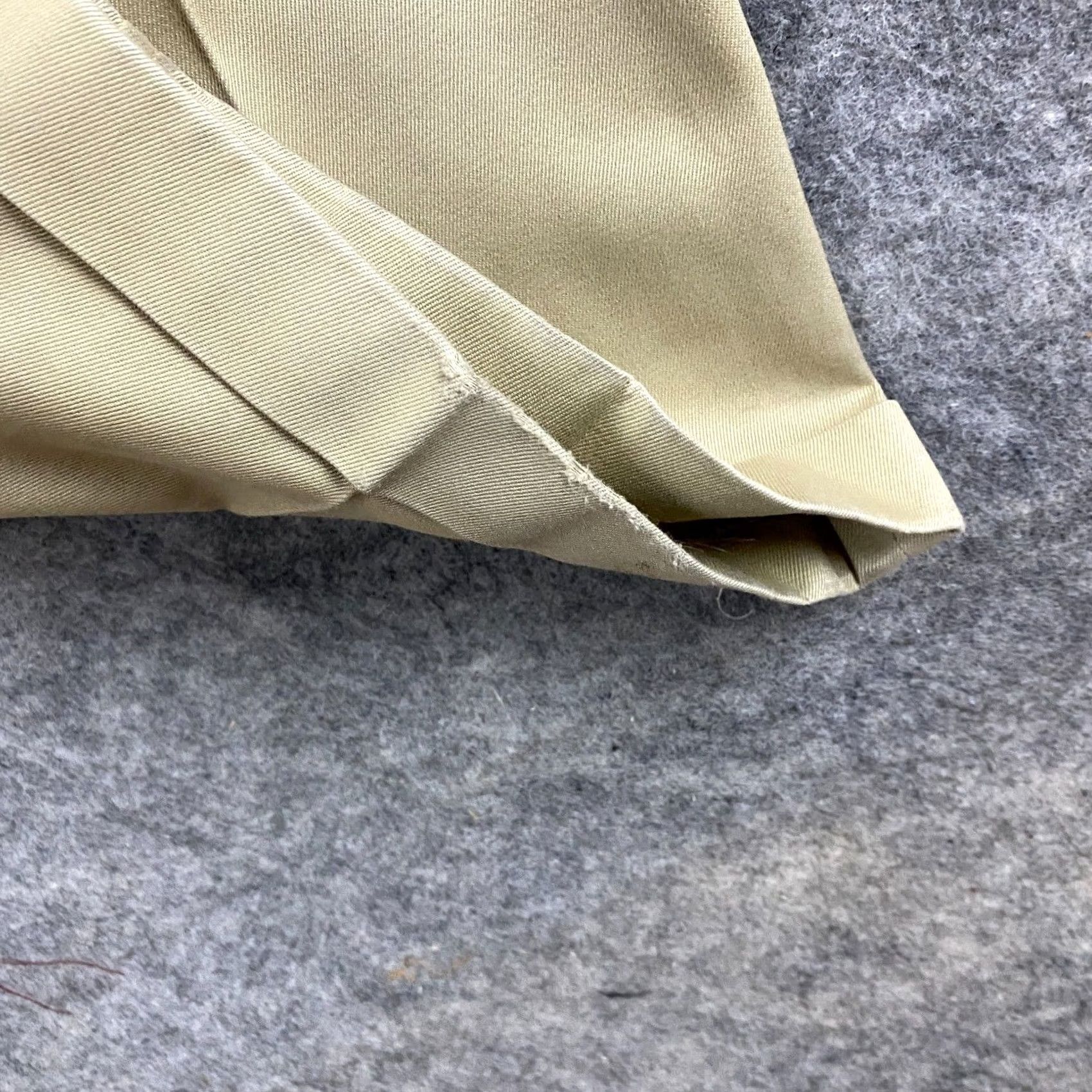 Lands' End Lands' End Chino Pants Mens Beige Size 38 Hook & Eye Polyester Blend Size US 38 / EU 54 - 4 Thumbnail