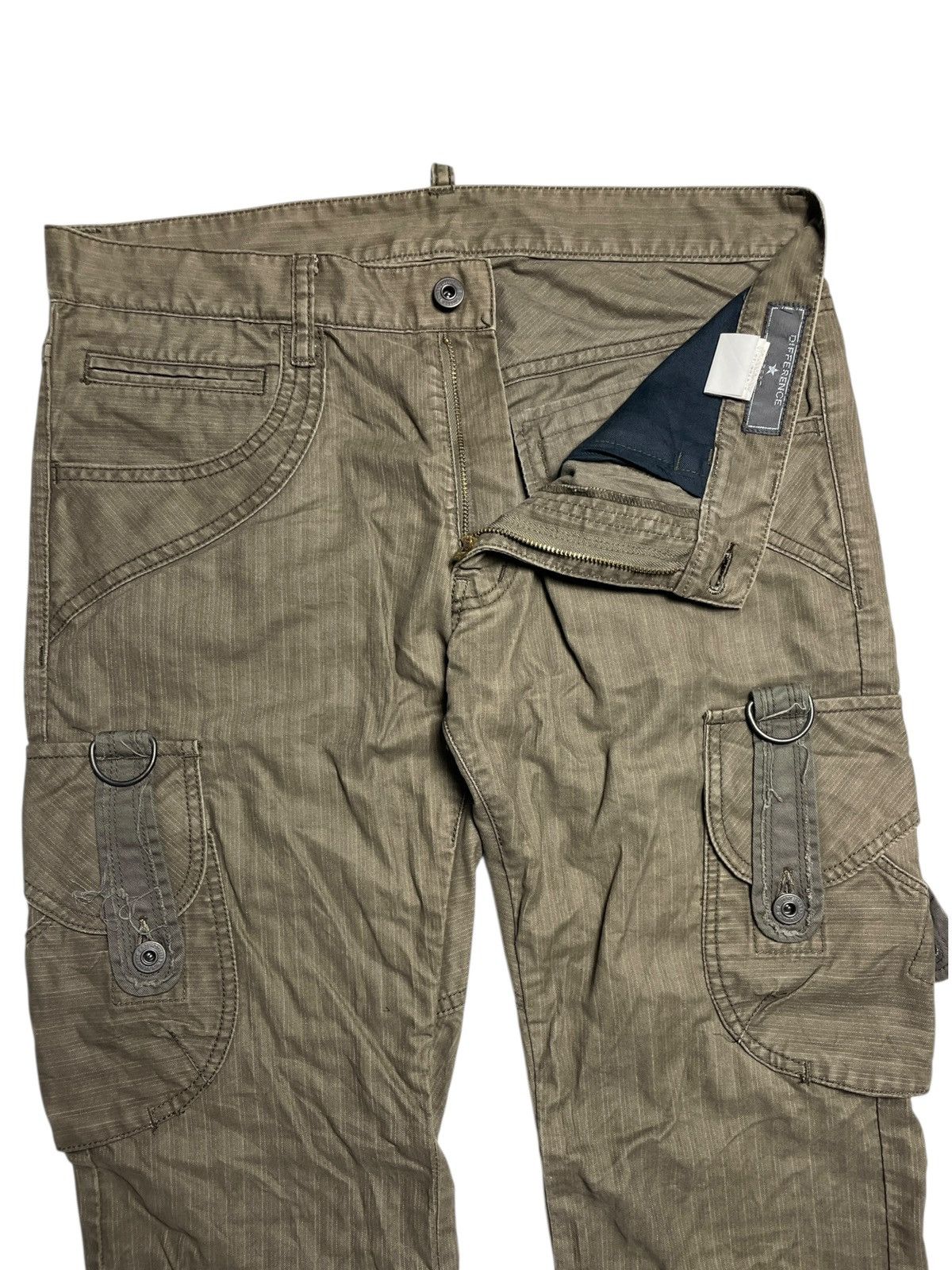 PPFM 2000’s The Difference Rupert - G.O.A Style Flare Cargo Pants Size US 32 / EU 48 - 4 Thumbnail