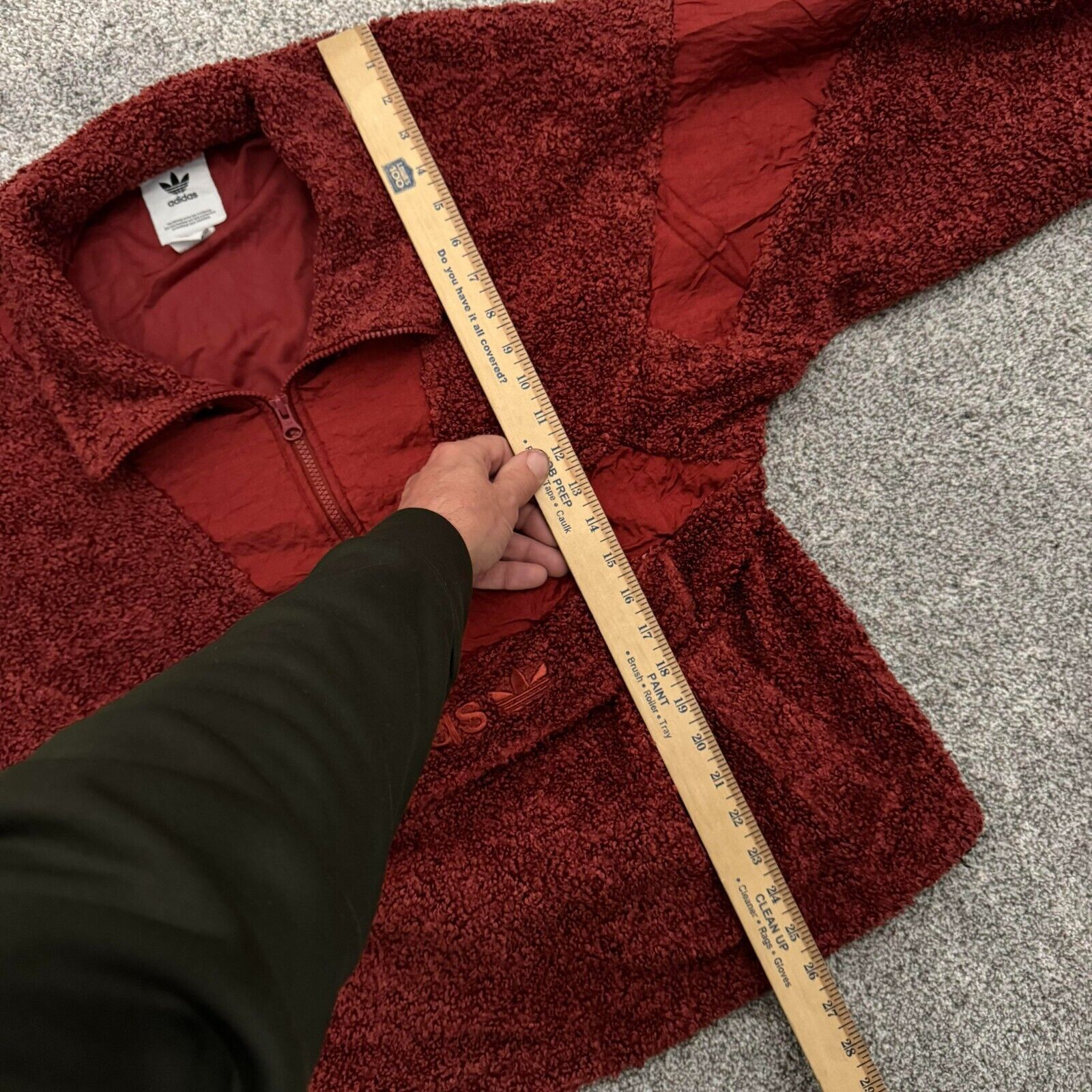 Adidas Adidas Originals Sherpa Jacket Womens Small 1/2 Zip Pocket Size S / US 4 / IT 40 - 4 Thumbnail