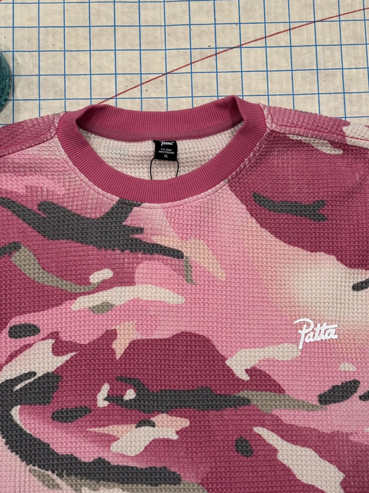 Patta NWT Patta Amsterdam Pink Camo Thermal Long Sleeve Mens XL Size US XL / EU 56 / 4 - 4 Thumbnail