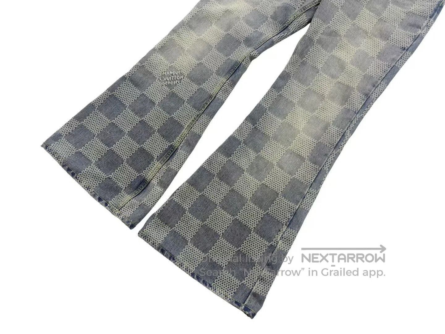 Louis Vuitton Louis Vuitton Pharrell Checkerboard Flared Jeans. Size US 32 / EU 48 - 3 Thumbnail
