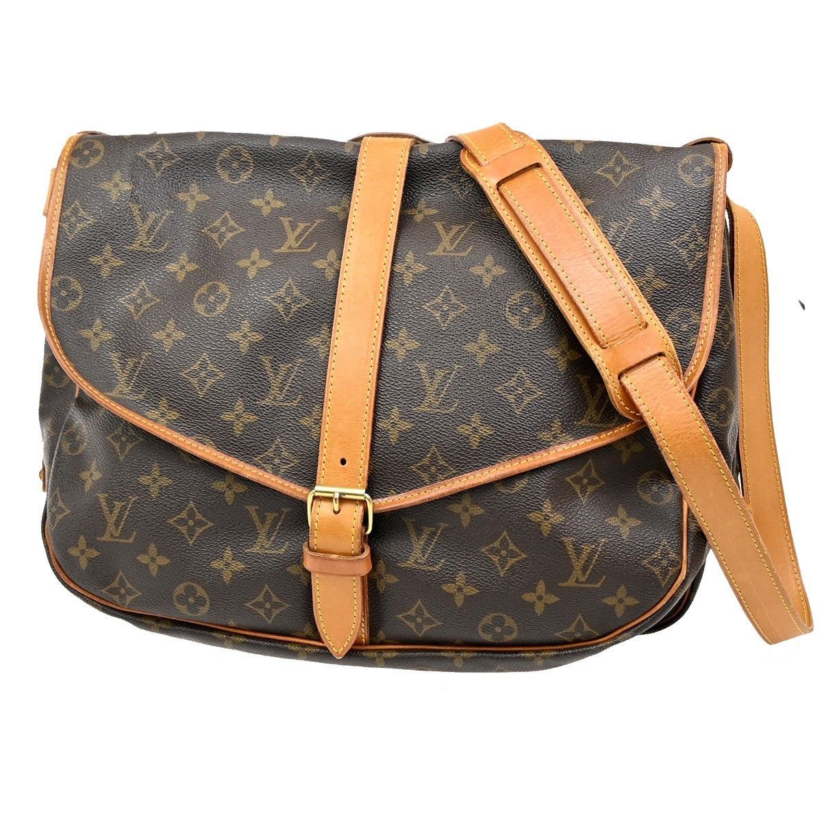 Louis Vuitton Louis Vuitton Saumur Handbag Monogram Canvas Size ONE SIZE - 1 Thumbnail