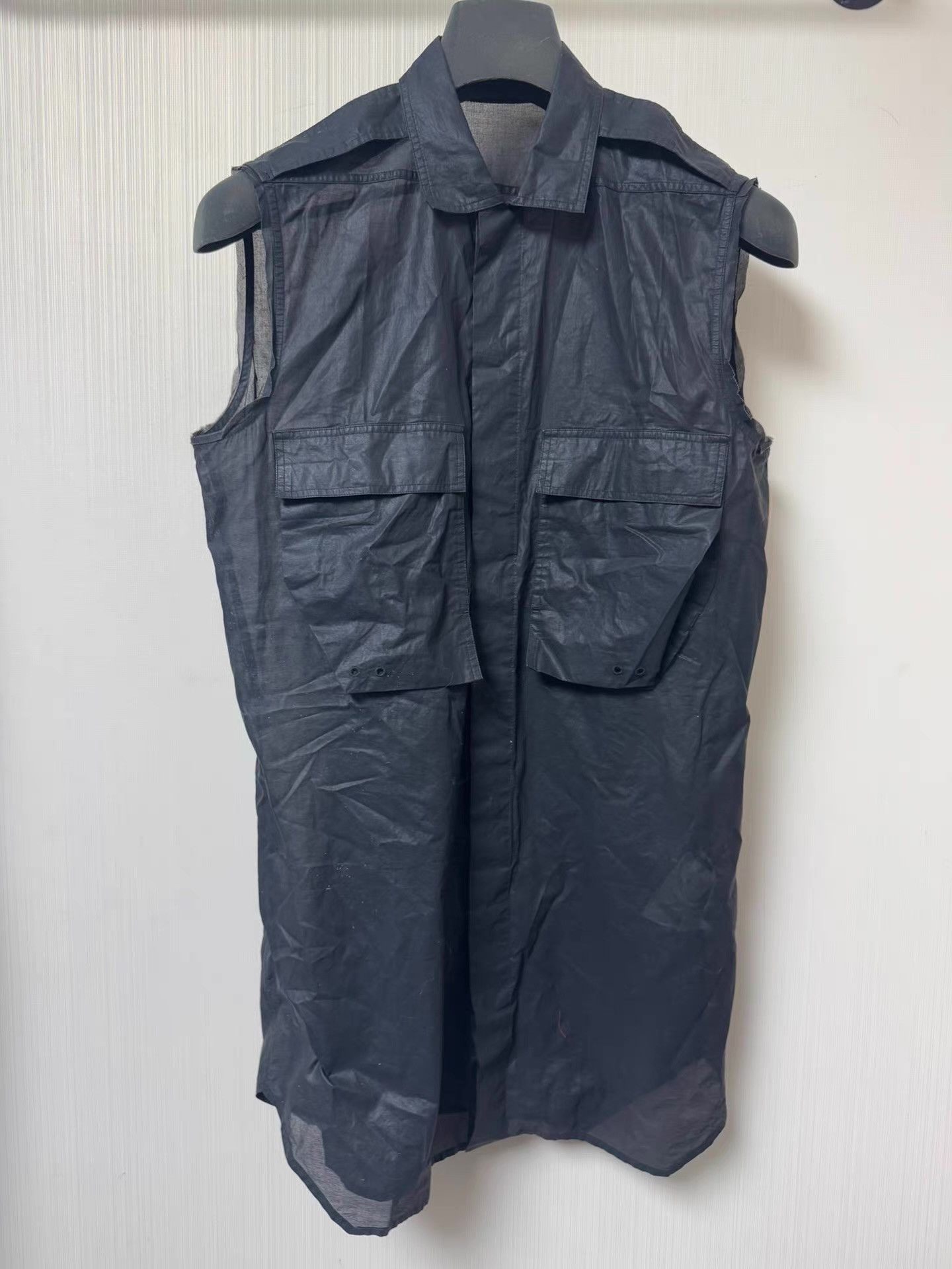 Rick Owens Rick Owens sheer mesh cargo vest Q8 Size US L / EU 52-54 / 3 - 1 Thumbnail