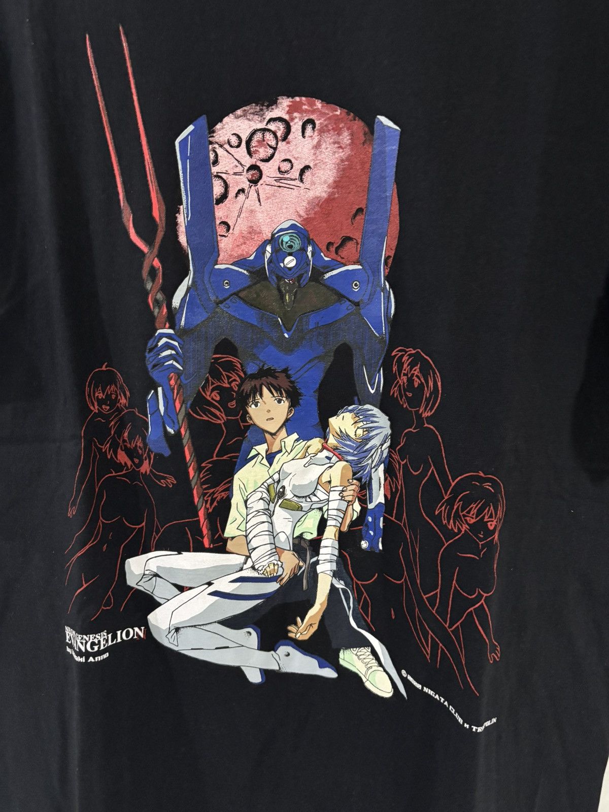 Anime × Japanese Brand EVANGELION SHIRT - AYANAMI REI BOOTLEG Size US L / EU 52-54 / 3 - 2 Thumbnail