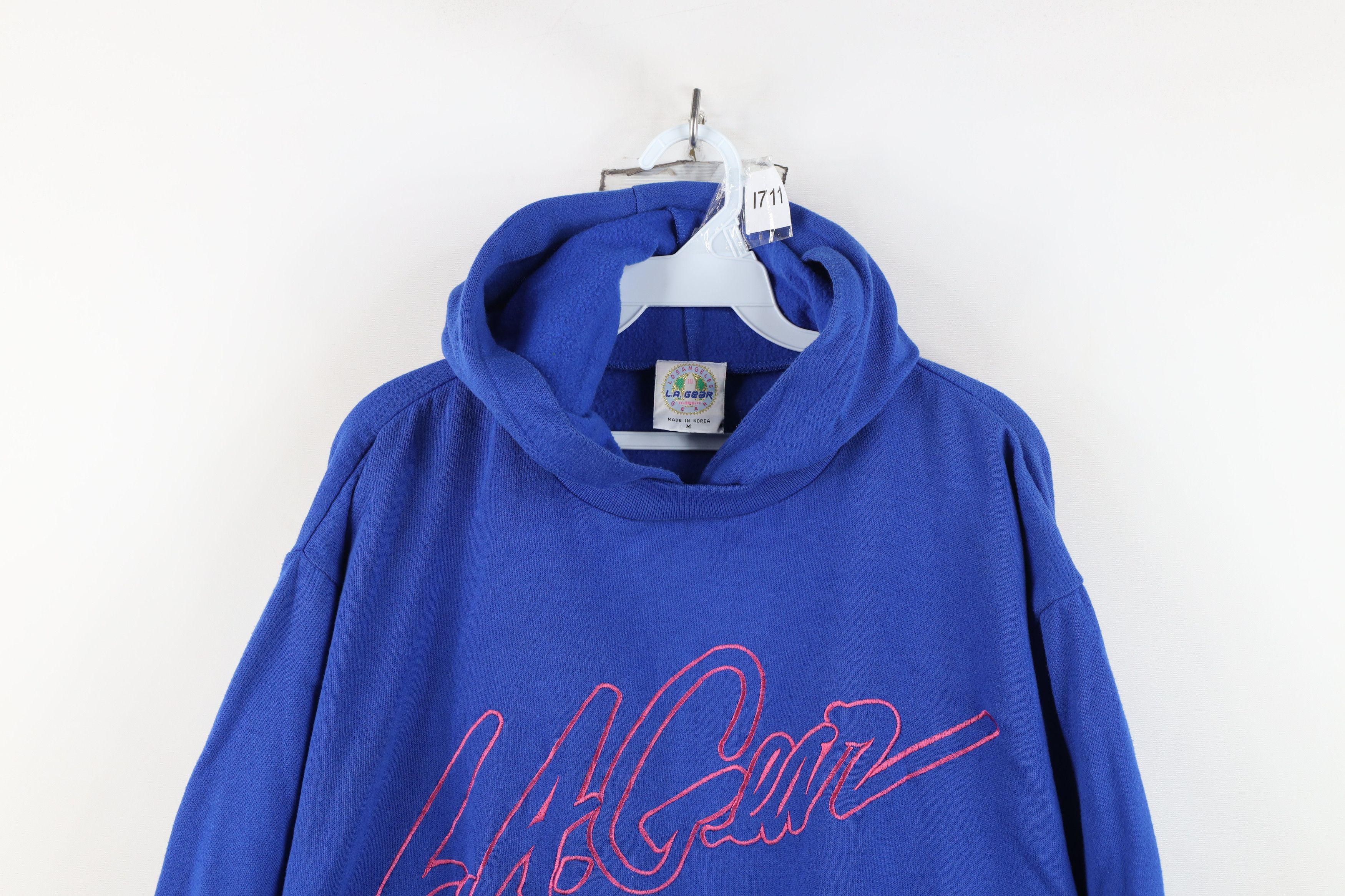 Vintage Vintage 90s LA Gear Cropped After Hood Hoodie Sweatshirt Size M / US 6-8 / IT 42-44 - 2 Thumbnail