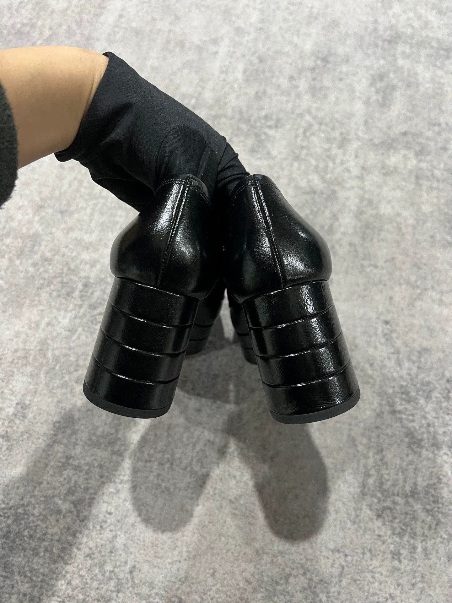 Chanel Chanel high-heeled loafers Size US 7 / IT 37 - 7 Thumbnail