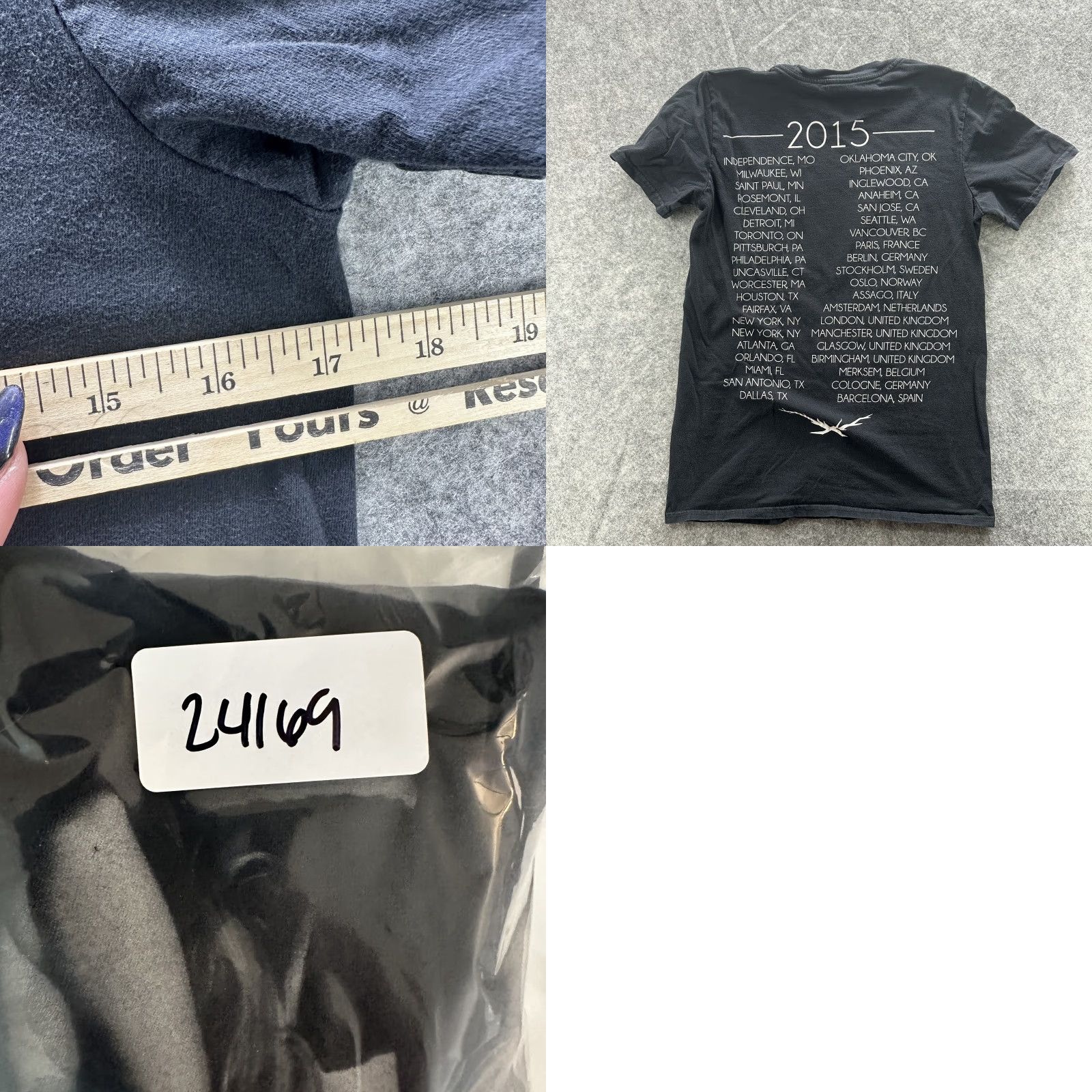 Vintage Ariana Grande Shirt Womens Small Black The Honeymoon Tour 2015 Concert Pop Music T-Shirt Short Sleeve Crew Neck Size S / US 4 / IT 40 - 8 Thumbnail