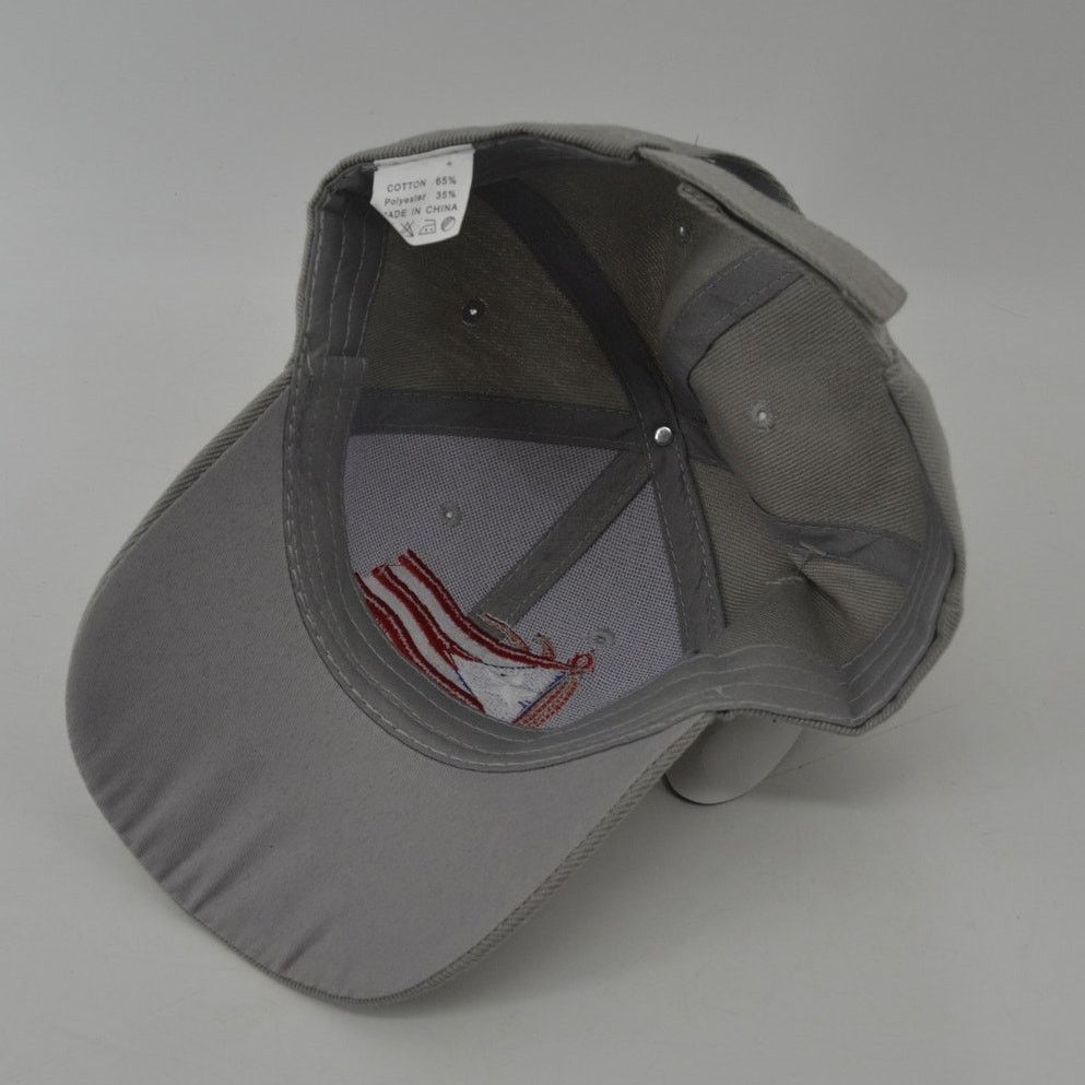 Other Puerto Rico Baseball Cap Hat Gray Red White Blue Adjustable Size ONE SIZE - 5 Thumbnail