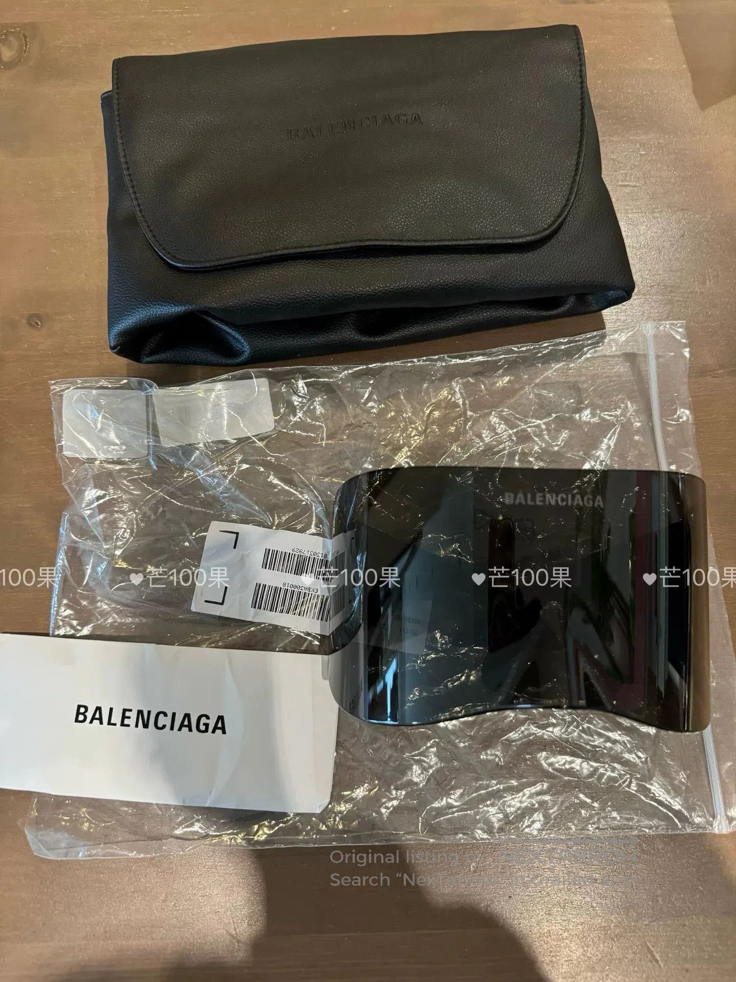 Balenciaga Balenciaga 23 Mask Sunglasses. Size ONE SIZE - 4 Thumbnail