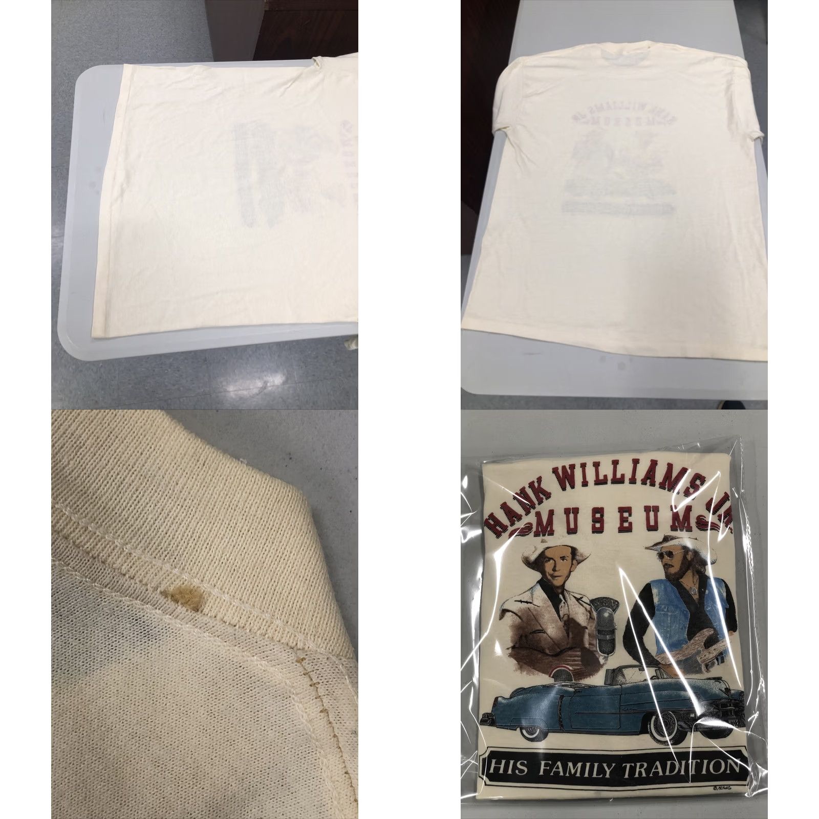 Vintage VTG Hank Williams Jr’s Family Tradition Museum Vintage XL T-Shirt Belton Brown Cotton Crew Short Sleeve Men 46/48 Regular Seasonal Summer Spring Fall Size US XL / EU 56 / 4 - 8 Thumbnail