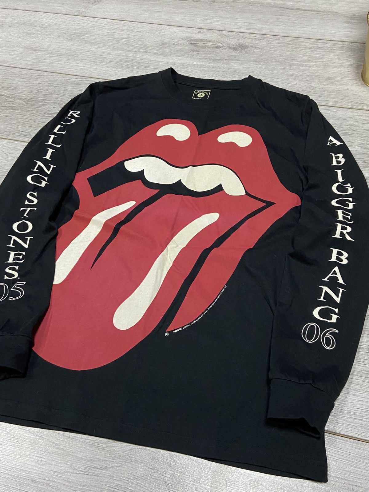 The Rolling Stones Vintage The Rolling Stones 2005 long sleeve black Size US M / EU 48-50 / 2 - 2 Thumbnail