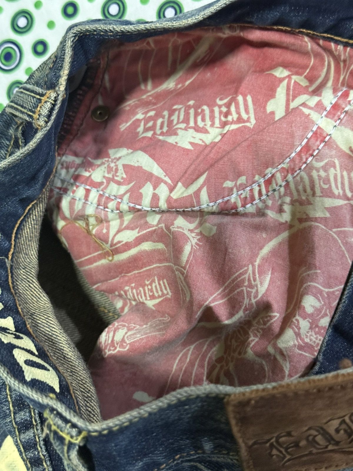 Ed Hardy Ed Hardy Skull Eagle Jeans Size US 32 / EU 48 - 16 Thumbnail