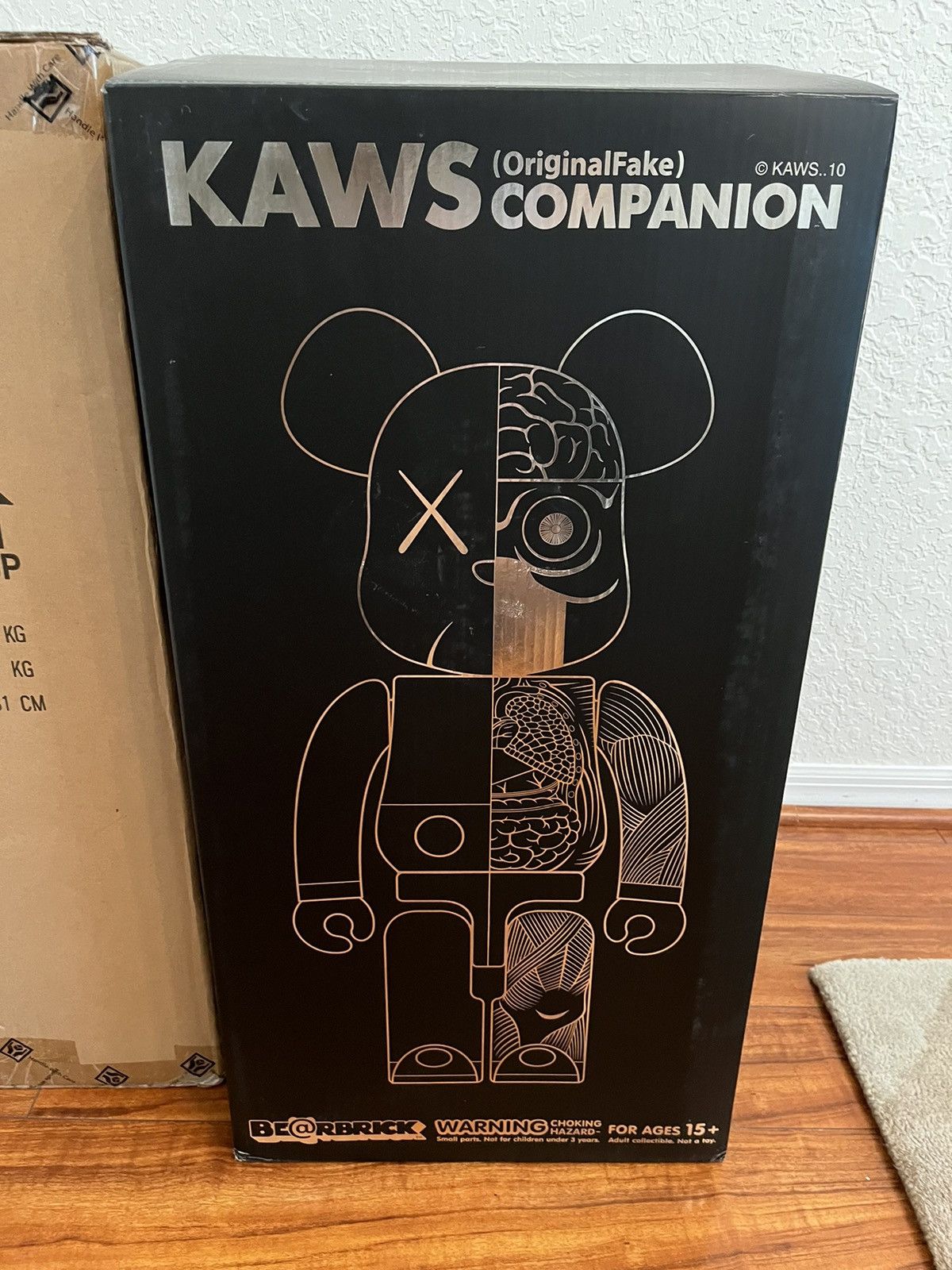 Kaws Kaws x Medicom Bearbrick Original Fake 1000% Companion Black Size ONE SIZE - 13 Thumbnail