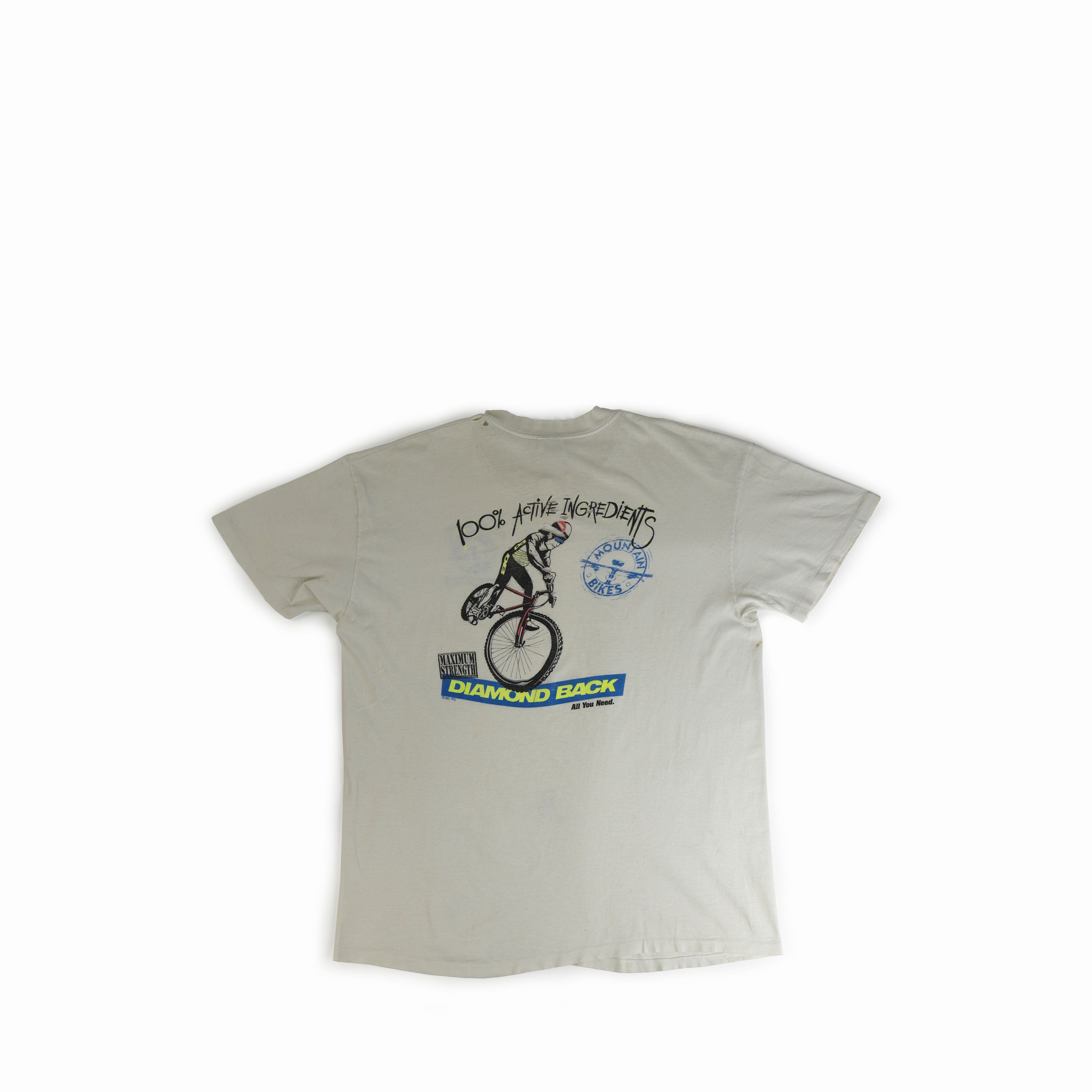 Vintage Vintage 1980's Diamondback Bike BMX Racing Tee Shirt Size US XL / EU 56 / 4 - 2 Thumbnail