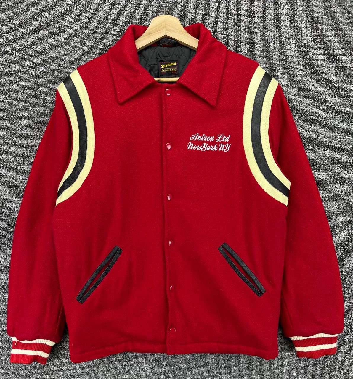Avirex Vintage Avirex New York Wool Varsity Jacket Size US XL / EU 56 / 4 - 1 Thumbnail